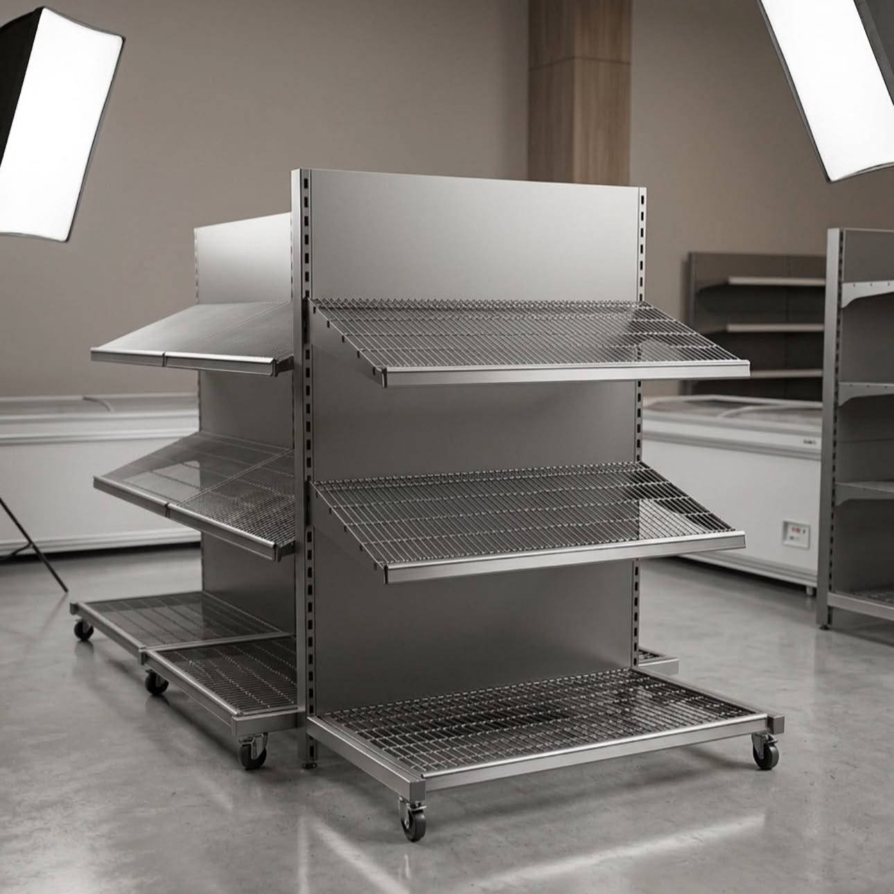 هل تبحث عن متانة، مرونة، ومساحة عرض ممتازة؟ 🛒
شركة Winter Cooling Systems تقدم لك الرفوف الألمانية المصممة خصيصاً لك! لتبرز منتجاتك بأفضل صورة وتلبي كافة احتياجاتك التجارية.

📌 المواصفات الفنية:

 💪 قوة التحمل: تتحمل أوزان ثقيلة تصل حتى 500KG.
 📏 الأبعاد المثالية: الارتفاع 1.65م | العمق 0.75م | العرض 1.35م.

 🗄️ مساحة العرض: تتكون من 3 رفوف علوية بالإضافة إلى القاعدة الأرضية، لتوفر لك مساحة 4 أرفف بالكامل.

✨ مميزات حصرية:
 🔄 تصميم ذكي: رفوف قابلة للحركة (مستقيمة أو مائلة) لتعطيك خيارات متعددة وأنيقة لعرض بضاعتك.

 🛞 سهولة التنقل بأمان: مزودة بعجلات متينة جداً ومخصصة للأوزان الثقيلة، مع نظام "قفل" لتثبيت العارضة بأمان تام في مكانها.

 🛠️ مرونة الترتيب: استخدمها كعارضة بوجه واحد (ملاصقة للجدار)، أو اجعلها بوجهين (جزيرة منتصفية) من خلال دمج قطعتين "ظهر بظهر" وقفلها معاً بكل سهولة.

🔥 اغتنم الفرصة الآن!
احصل على أقوى عارضة ألمانية في السوق مع ضمان حقيقي 
لمدة 10 سنوات.

❄️ عروض متكاملة من Winter Cooling Systems:
اتصلوا بنا الآن واحصلوا على عروض خاصة لتجهيز السوبر ماركت، الهايبر ماركت، والماركتات بكافة أحجامها بأحدث أنظمة التبريد والعارضات العالمية.

📞 للتواصل والحجز:
▪️ ***********
▪️ ***********

⚠️ ملاحظة هامة: ليس لدينا أي فرع آخر في العراق.
📍 زورونا في مقرنا: أربيل - طريق الكوير.

#Winter_Cooling_Systems #ونتر_كولينج_سيستمز #رفوف_ألمانية #تجهيزات_سوبر_ماركت #أرفف_عرض #تجهيزات_تجارية #جودة_ألمانية #معدات_بقالة

نص مكتوب في الصور:
- أقوى عارضة ألمانية - بضمان 10 سنوات! 500kg التحمل الفائق: 500 كجم قابل للتركيب بوجهين (ظهر بظهر) عجلات قفل شديدة التحمل الأبعاد (للوحدة): الارتفاع 1.65 م العمق 0.75 م العرض 1.35 م 1.65m 0.75m 1.35m أرفف قابلة للميلان (أكثر من خيار) متكونة من ثلاث رفوف مع الأرضية (توفر مساحة 4 أرفف) اغتنم الفرصة االان واحصل على أقوى عارضة ألمانية بضمان ١٠ سنوات
- ألمانية بامتياز - القدوم - القوة والمتانة ضمان 10 ضمان 10 سنوات 500kg تتحمل 500 كجم الخيار الأقوى لعرض منتجاتك صُنْع في ألمانيا مرونة قصوى في العرض: أرفف قابلة للميلان Flexibility in Motion قابلة للتركيب بوجهين لتوفير المساحة عجلات قفل شديدة التحمل الأبعاد: الارتفاع 1.65 م العمق 0.75 م العرض 1.35 م 4 أرفف كاملة اغتنم الفرصة الآن! احصل على أقوى عارضة ألمانية
- هندسة Wanzl الألمانية
- أرفف قابلة للميلان
- (Flexible Display)
- Double-sided Depth 1.5m
- Double-sided 1.3m
- Height 1.65m
- Double-sided Lock (Flexibility)
- تكويـن ذو وجهين (المرونة)
- Width 1.35m
- Depth 1.5m
- عجلات قفل شديدة التحمل
- 500kg Load (Maximized)
- تتحمل 500 كجم (كفاءة)
- 10 year warranty