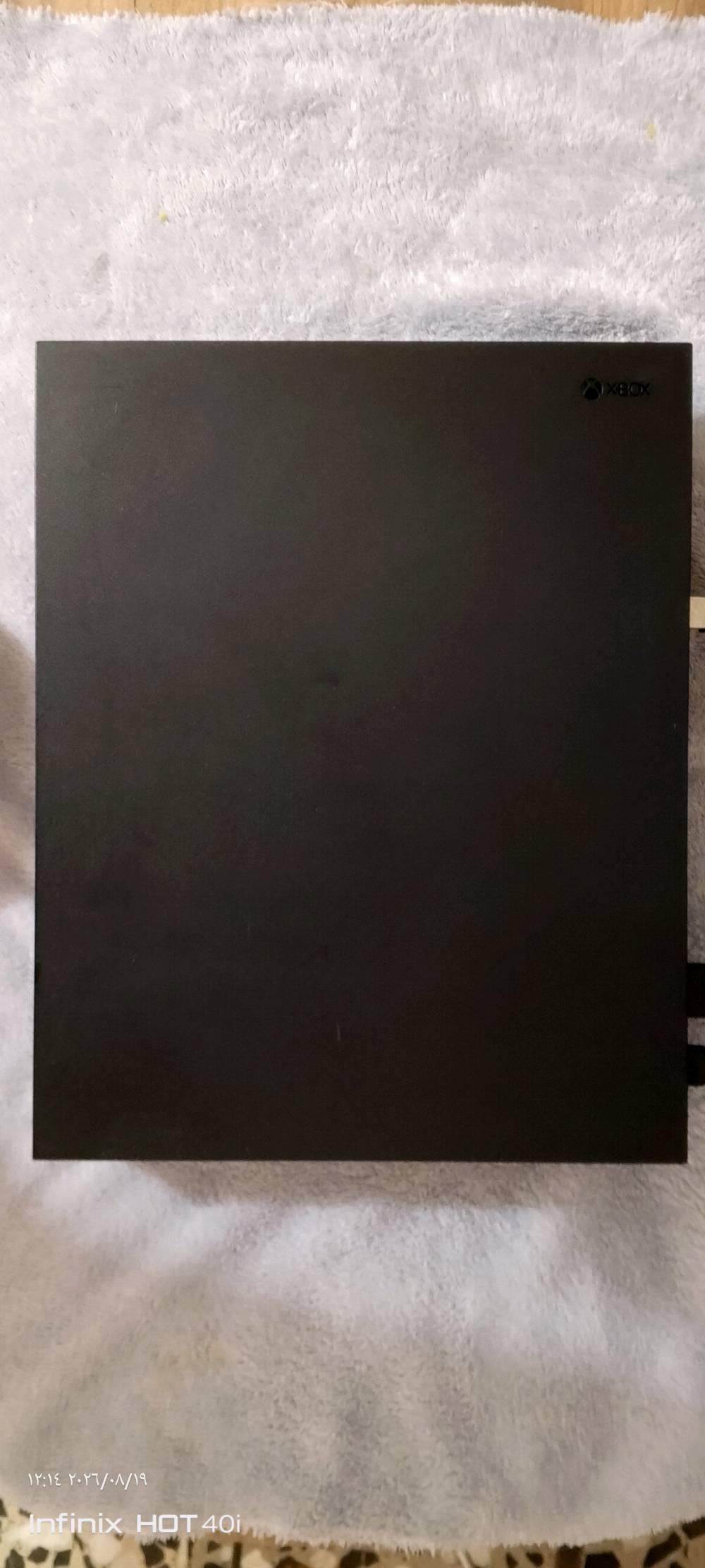 {اللهم صلي علئ محمد وال محمد} 
سلام عليكم ورحمة الله وبركاتة 
للبيع للبيع 
جهاز نوع XBOX ONE X  معروف ميحتاج اسولف عنة اقوة جهاز في جيل مالتة والاقوة والافضل 
 ذ 1T الجهاز نظافتة 98% اخو الجديد 
ملحقات كاملة جهاز مع واير HDMI مع واير بور مع 
يدة الاصلية للجهاز كاملة مكمل ونظافت الجهاز هيه تتكلم عنة 
ملاحظة / الجهاز اخو الجديد لوك ستيكر لا مصلح ولا مفتوح 
كبل شغل والعب 
بدون حساب الجهاز الجهاز معروف يدعم دقة تشغيل 
4K تشغيل 
مع منفذ اقراص كدامك كلشي ومستخدم أسابيع فقط عندي ضرف 
مكاني / بغداد /الرصافة / حي الانتصار / قرب السيطرة
ملاحظة / لايوجد خدمة توصيل لدي 
السعر /      {225.000 الف وبي مجال حك الجية فقط}