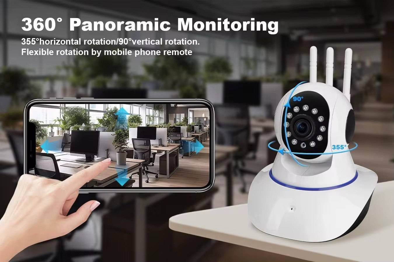 كاميرا Z-3063 • دقة 1080p • تحريك ٣٥٥°/١٢٠°