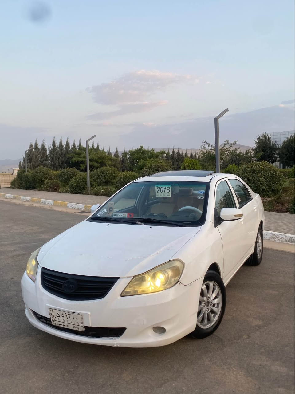 BYD G3 2013
فول موسفات 
گير ئوتوماتيك + S
سلايت
كوشن بلد
ناو زه رد
حاسه 
شاشه ئايپاد 
گيج ئه ليكترؤنى
ڤوليوم 
بلاجكتور 
لايت عه ده سه 
ته بريد له سه ر سويچ
چوار ججام كاره با
قفل مه ر كه زى 
ئاوينه كاره با 
ئاوينه ئيشاره ت 
لايت كامل زينون 
چوار ويلى لوك 
ماشالله سه ياره كه زور نازداره 
سه نه وى عاج اسلى به شه رت ئه وه ليات 
گير مه كينه به شه رت 
ده عموو ليدراوى نييه 
كاره باى كامل مزبوته 
مالى فه قيره  
سعرى ٣٣ $ معامهله برايانه 
ژم ***********
زم ***********
سه ياره كه له سليمانييه 
قيست و قه رز و ئالوگور نا كه م السليمانية, العراق
