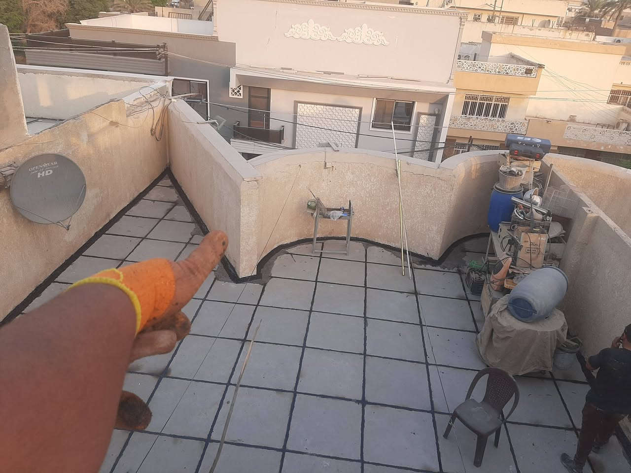 صيانة السطوح • ماستك وزفت • بغداد