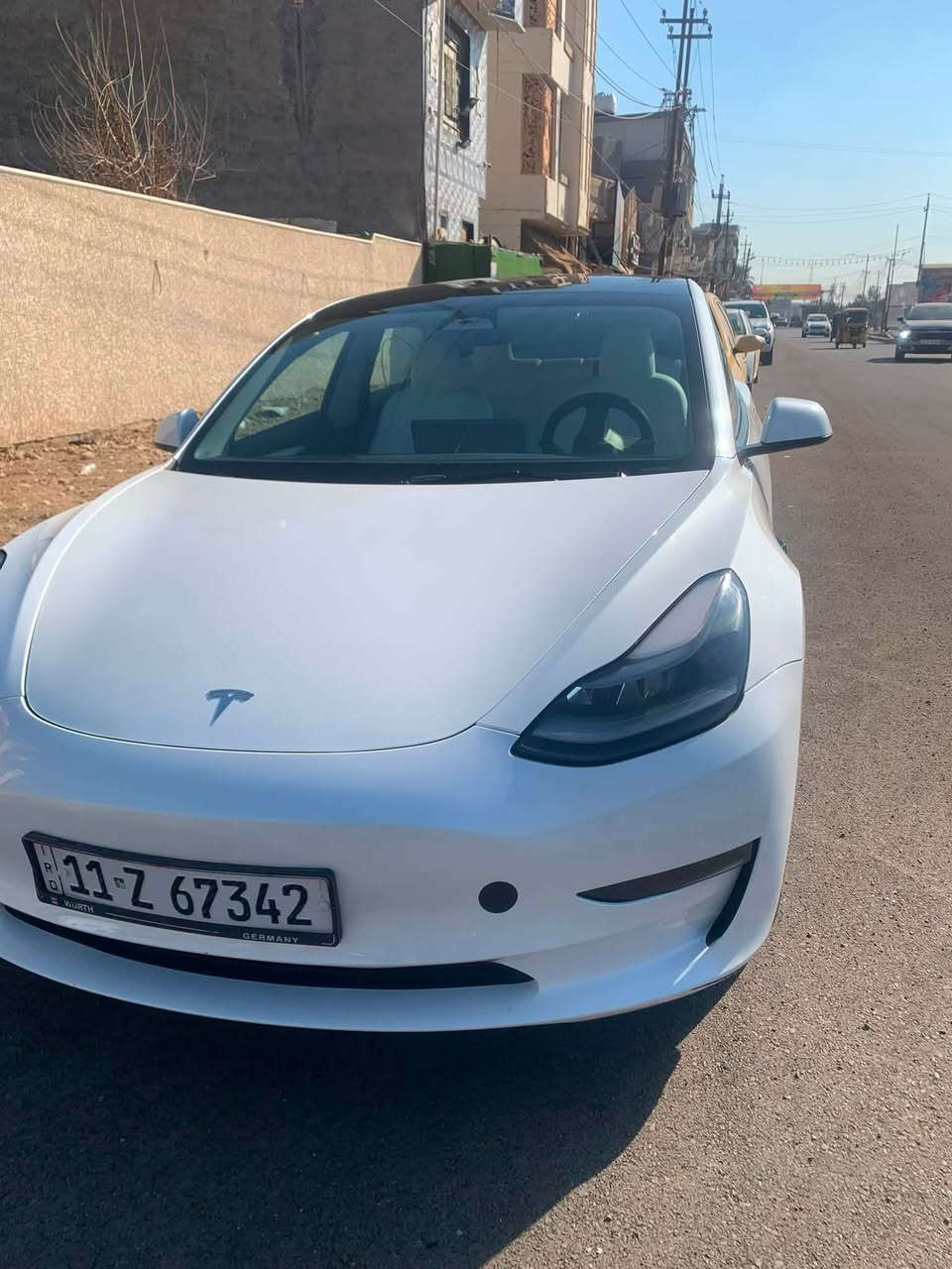 السلام عليكم

تيسلا موديل 3 للبيع

السيارة تك ماطور

موديل 2023

اونلاين

دفع خلفي

السيارة مواصفات معروفه فول الفول

بيها ضربه بكرن مال الدعاميه الخلفه

السعر 163 وبيها مجال حك الجية

مكاني بغداد

***********
