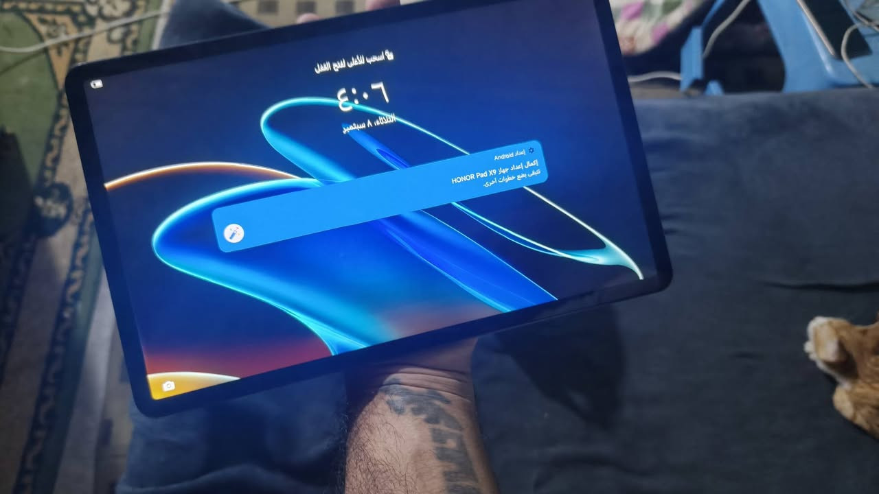السلام عليكم ايباد هونر x9 الايباد جديد استخدام كم يوم شاحنه ممفتوحه بالجيس سعره 300 وبي مجال بسيط مكاني بغداد مدينه الصدر رقمي ‏‪***********‬‏
