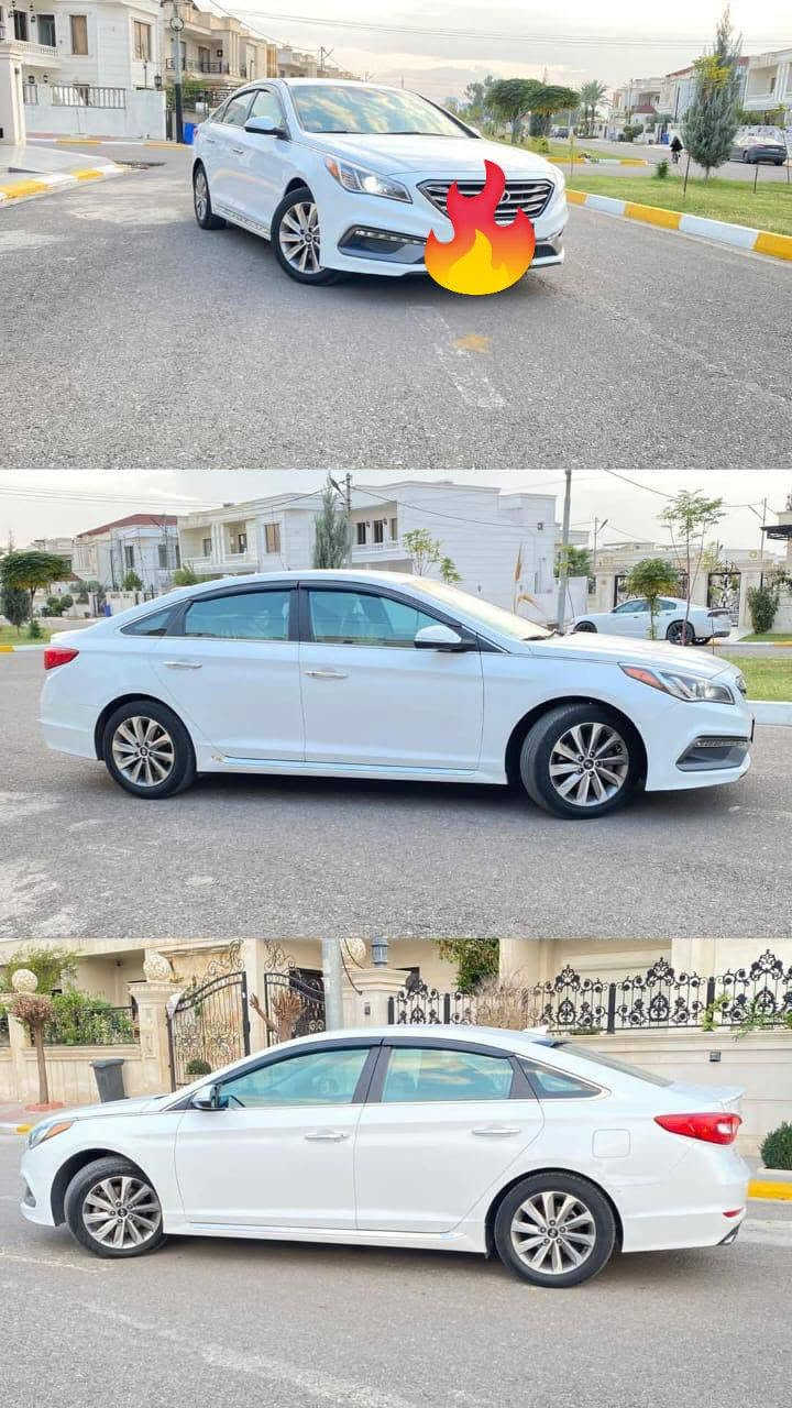 السلام عليكم مكلف بالنشر
سيارة سوناتا سبورت ٢٠١٥ وارد أمريكي
رقم بغداد دولي
محرك 2.4 Gdi 
السيارة نص فول
٦ سرعات
سياره ادامه كامله ماتصرف عليها دينار
طخم تايرات جديد 
تبريد منظومه جديدة كامله ثلج 
سنويه لحد ٢٠٣٠ 
تحويل ثاني يوم مشروع وطني
السيارة سعرها ١٣٥  وبيها مجال بسيط للشراي
عنوان السياره صلاح الدين تكريت 
هذا رقمي موجود اتصال و واتساب ***********
