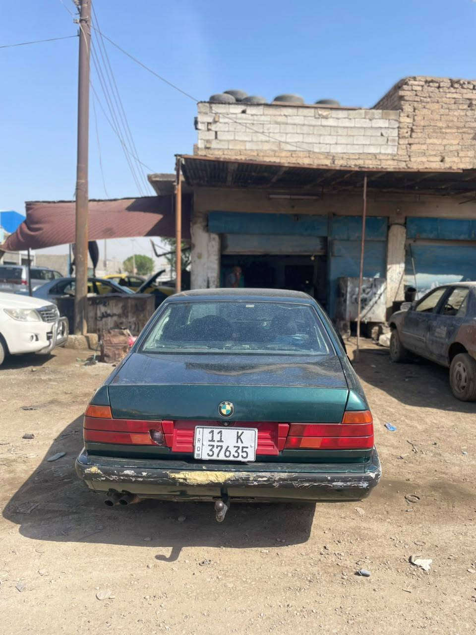 بي ام 753 موديل 1991 سيارة جاهزة كير ومكينة وتبريد تخم تاير حداية تخم ويل بدون حادث  نقص كاردن فقط يرادلة تبديل للبيع السعر 40 وبيهة مجال العنوان ديالى بعقوبة ***********
