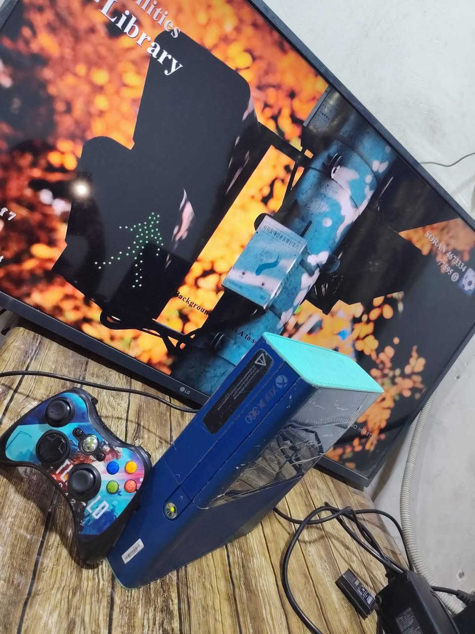 جهاز اكس بؤكس  سؤبر سلم  360  باندل اخو جديد نظام فري ستايل واجه عربيه منزل بي 250  لعبه  من اقؤى الالعاب الاكس بؤكس جيتي كراند فورزه بيس 23  وريد ديد وكل الالعاب قتاليه مع ثنين جوستكات وير ليس. وغراضه كامله. للاستفسار اتصل ع واتساب ***********... السعر  135 المكان بغداد الشعب
