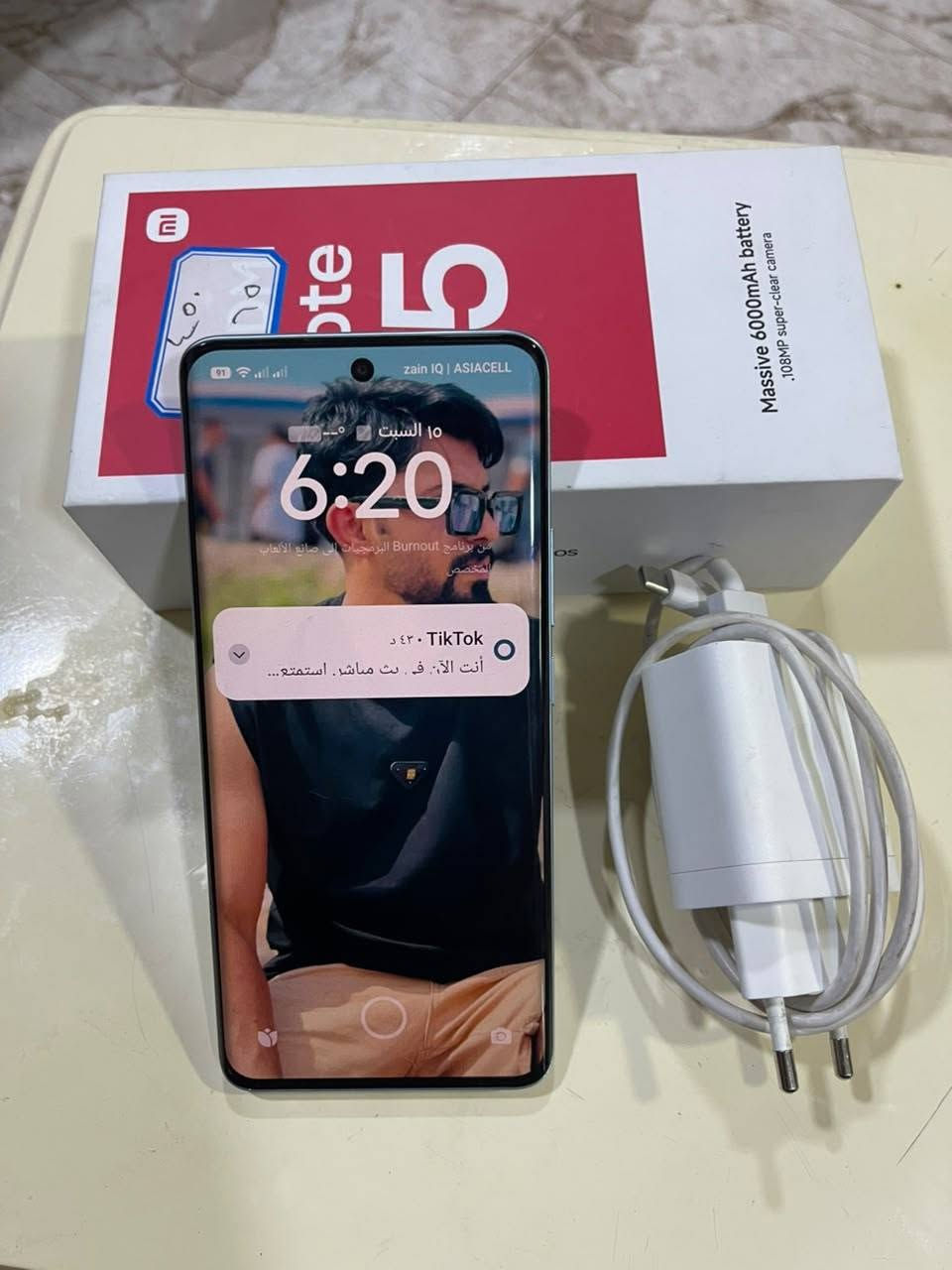 💠للبيع اومراوس بايفون 👌🩷

ريدمي نوت 15 برة 5G

💠ذاكرة256 / بطارية 6000

💠العشوائية 12 /السعر خاص

💠الجهاز  كسر كارتون كامل ملحقات 

💠العنوان بعقوبة /***********/
