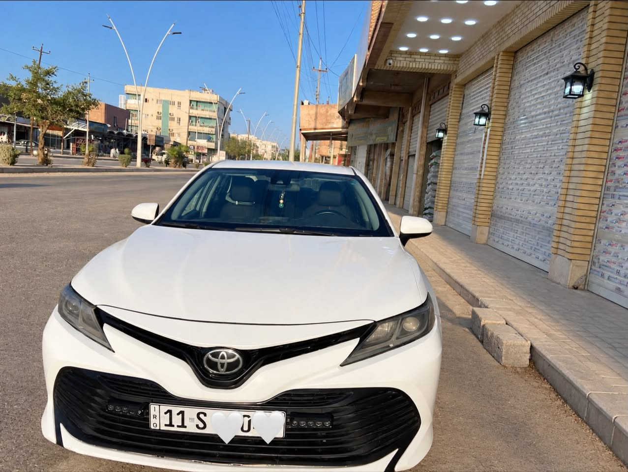 كامري موديل 2019 مواصفات Ie
السعر ب 145
لون ابيض رقم بغداد تحويل ثاني يوم سيارة اي نقص مابيه صدر جديد بي ضمان 6 اشهر 
ضرر امامي سونر  موجود
مكاني سامراء  
***********
