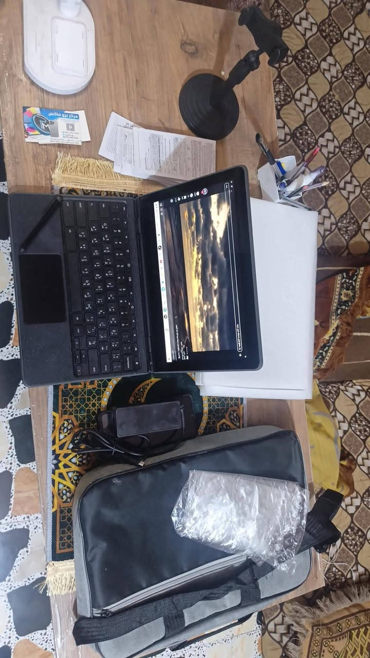 السلام عليكم....📡

لابتوب Lenovo 300e Chromebook 💡

وتصير ايباد شاشه لمس✍️
غير مستخدمة جديده🔎

تفيدك بعملك المكتبي
وتفيد الطلاب 🎒

حجم الشاشة 12.5

قلاب 360درجه 

نضام كروم بوك ( اندرويد )

(تدعم سوق بلي وجميع برامج التواصل الاجتماعي وجميع تطبيقات سوق بلي
ينزل بيه اي برنامج يعجيك ) 

مواصفات اللابتوب🖥

معالج intel inside

هارد 32 ssd

رام 4 gb

نضافة اللابتوب 100٪

صوت عالي كلش🎙

تدعم التصوير كامره امامية📸

شحن كلش زين يطول اكثر من يوم🔋

تدعم الطباعة والاستنساخ🖨
تدعم مواقع الدراسه 

نظام ويندرويد💻

كامره  تصوير امامي📸

منافد الابتوب.. 
1.HDMI
2.seo
3.lD
4.ysb
5.منفذ الشاحن 
6.منفذ السماعة

ملاخظه:بيه ضمان من المكتب الي اخذته منه وموجود كرت الضمان👉👉

هدايا اللابتوب 🎁
((شاحنه اصليه)) 
((قلم لمس شاشه))

(شرط عل فحص واي اختلاف عن المنشور ماكو) 

....العنوان الفلوجة قرب جامع التقوى .. 🛣
للأستفسار الاتصال او مراسلة الارقام التالي.. 

***********اتصال
***********واتساب
