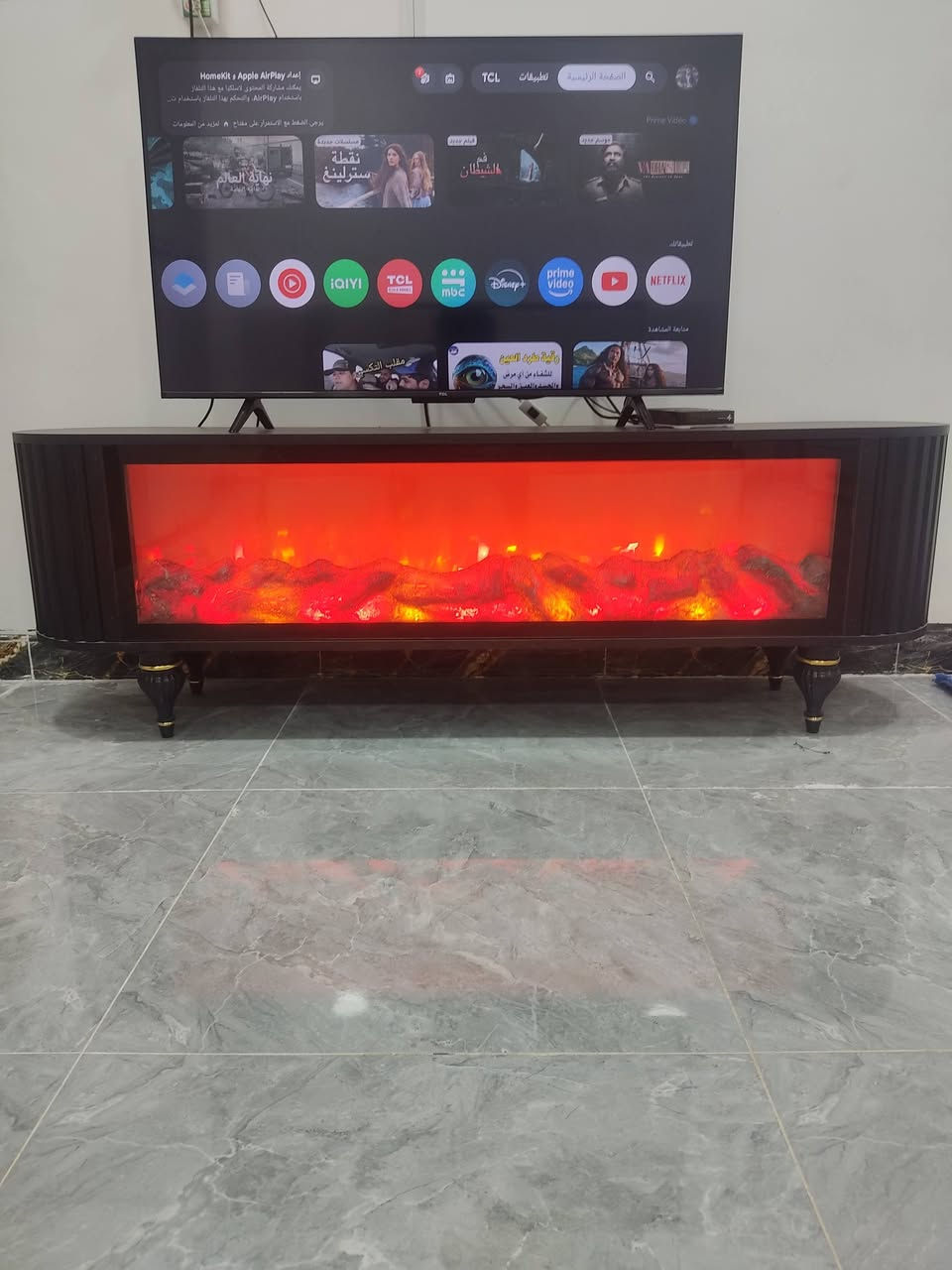 تلفزيون TCL  حجم 43  يدعم دقه 4K وكوكل واحدث التطبيقات    + ميز الناري الجمري  مستخدمات شهر ونص كلش نظيفات  
العنوان :  موصل 
رقم : *********** واتساب
