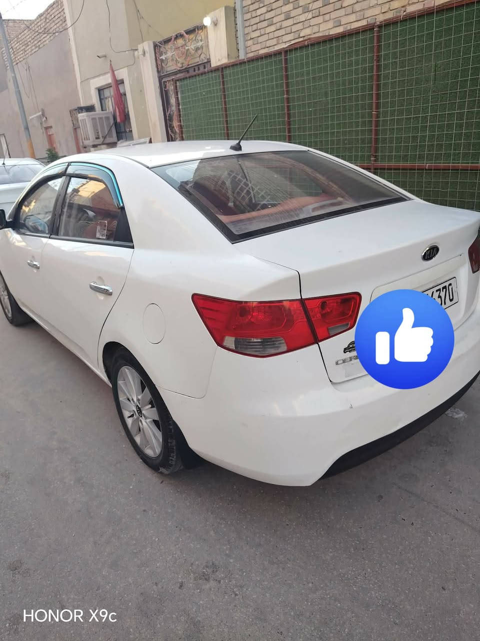 سيراتو موديل 12
رقم كربلاء دولي بسمي مداور مباشر 

مال جناي ستخدام شخصي 

سياره جاهزه محرك كير تبريد ثلج 

حداديه جديده شاشه اصلي اوكامره دواره

بيها 3 مكانات فقط رش ابيع 3 قطع بدون اي داخل 

مكانه نجف شراي اتصل  اوبلخدمه ***********واتساب

نص مكتوب في الصور:
- HONOR X9c
