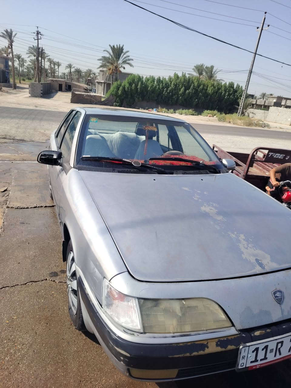السلام عليكم السياره البيع
🚗 السيارة: [دايو اسبرو ] 📅 الموديل: [95] 📍 السيارة بلادي بدون ضريبة 📌 لا داخل ولا خارج بدون قطرة ✨ تبريد ثلج شرط تخم تاير جديد السيارة جديدة ونظيفة جداً 🔢 رقم بغداد إنكليزي جديد 💰 السعر: [33] ورقة وقابل للتفاوض 

📍 مكان السيارة: [بغداد سريع دولي جسر سادس ]

📱 للتواصل واتساب: [*********** ]

نص مكتوب في الصور:
- V+