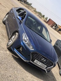 هيونداي سوناتا 2018 وارد كندي رقم بغداد بأسمي حادثها بس بنيد سطحي طاك ...