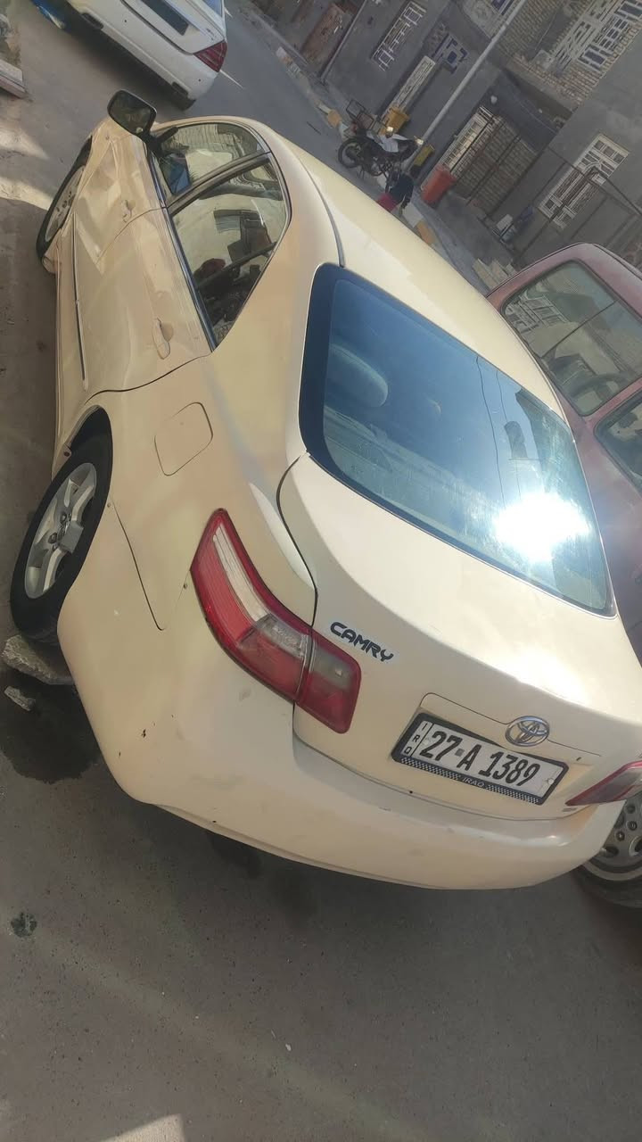 كامري 2007 خليجي ضربتها جنطه 
محرك ٢.٤ بلاد تبريد حداديه مداور كلشي جاهز 
المكان ناصريه اريدو قرب مستشفى القلب السعر  ٧٨ 
للاستفسار ***********
