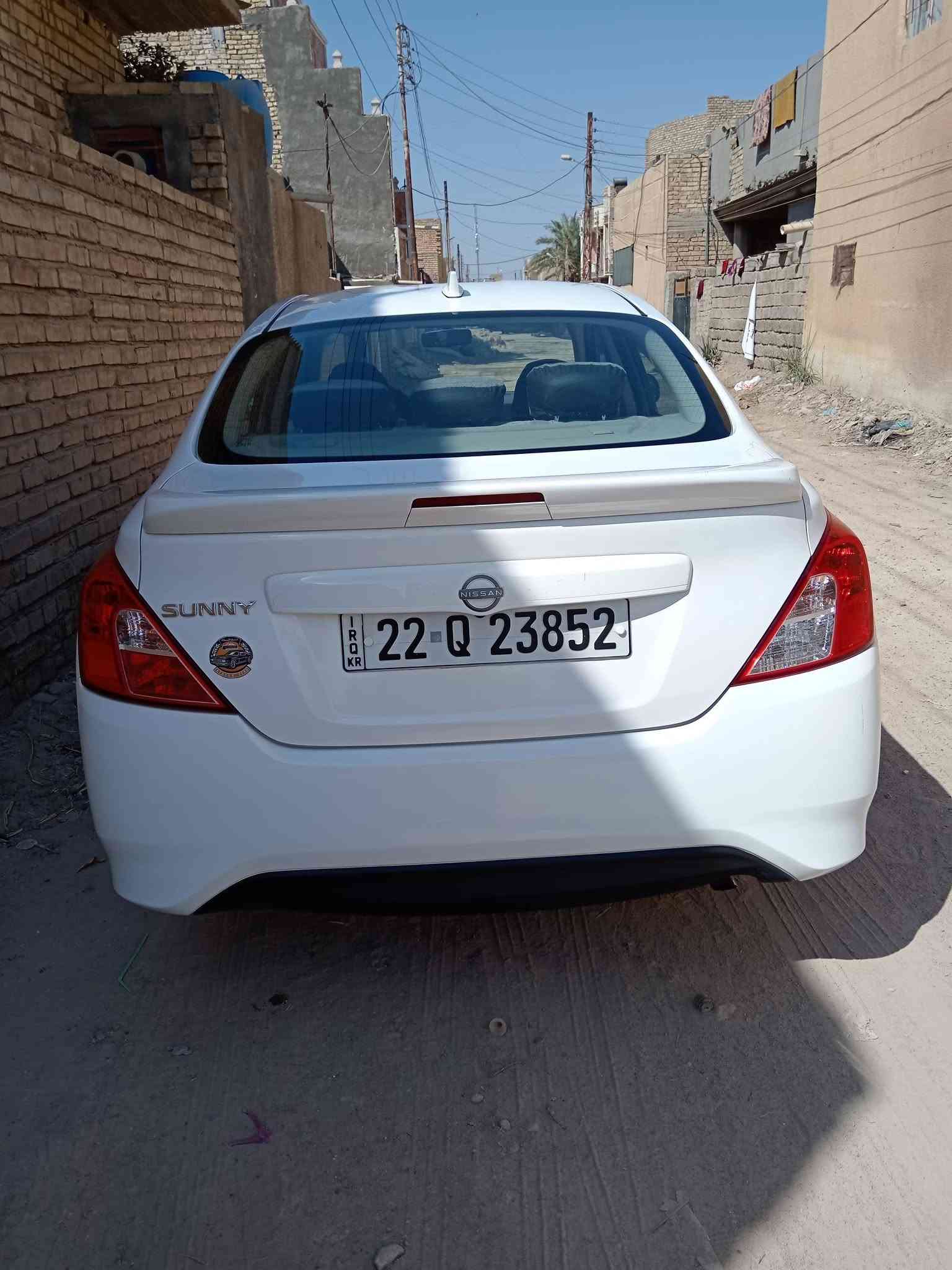 نيسان صني هندي ٢٠٢٥ رقم اربيل  مال شركة السور شاشة لكزز ماشية ١٢ الف باسمي مكفوله كفالة عامة ***********
