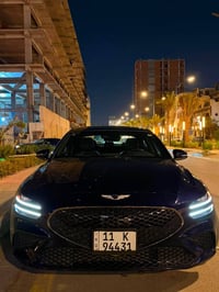 جنسس G70🚙🔥. سنة الصنع: 2023 اللون الخارجي: كحلي🔵 المسافة المقطوعة: 30,...