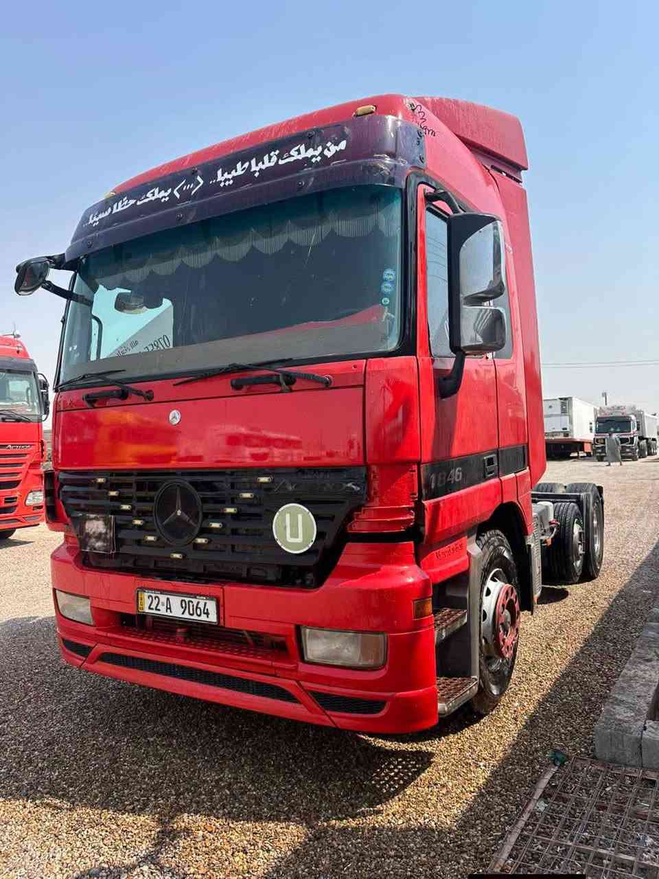 اكتروز موديل 98 رقم اربيل تحويل مباشر . مربوطه عربه جوانب متحركه. تخم تاير. سنكل كنغر. محرك و گير و اكسل مكفول.  المحرك بعده عل سحگ تجفيت جديد. شاصي جكه. بيها تأمين عل اردن و محور طويل  مكانها الفلوجه السعر 210 مجال بسيط حك جيه بس ***********
