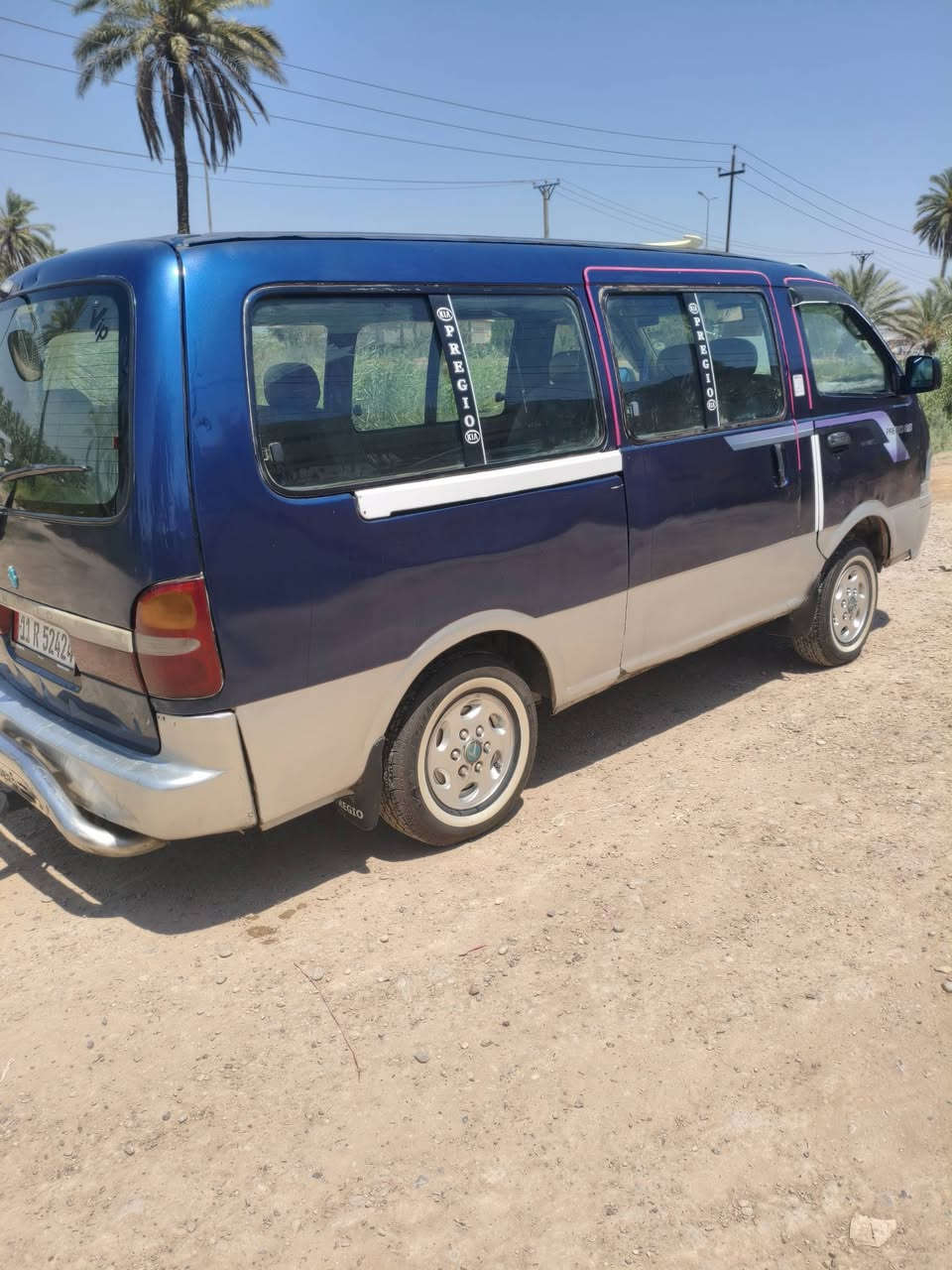 السلام عليكم بريجو للبيع موديل 1997مكينه وكيل اكسل مكفولات شواصي واحد جه العبري معمر سياره بلاديه ما عدى ورى باب لسلايت بيها قطعه صغيره مال صبغ كهربائياتها كلهن شغالا ت تخم تاير  سنويه لل 2028شهر 4تحويل مباشر سياره مصفره هيئه وغرامات  المكان ديالى الخالص الرقم ***********
