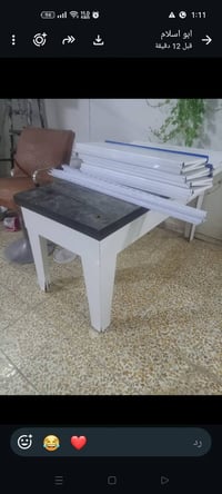 ميز مكتبي • كرسي مكتبي • ١٤ رف