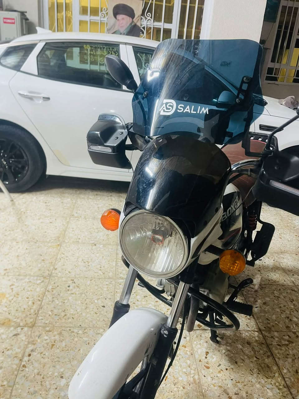 بوكسر موديل ٢٢ كلاسك مرقم نكليزي حله سنويه جديده هزه جديده كلشي جديد تحميل ثاني يوم الدراجه بسمي الدراجه خير من الله كاتم محركها سلف هندر لايت زنون 
مصدات هوائيه أم الإشاير اشاير كلشي شغال تخم تاير جديد باتري جديد الدراجه اماناً الله مامشتغل دلفري بيها 
  
السعر 1900 بيها مجال 
العنوان بغداد الشعب بل نهايه 
الاستفسار ***********

