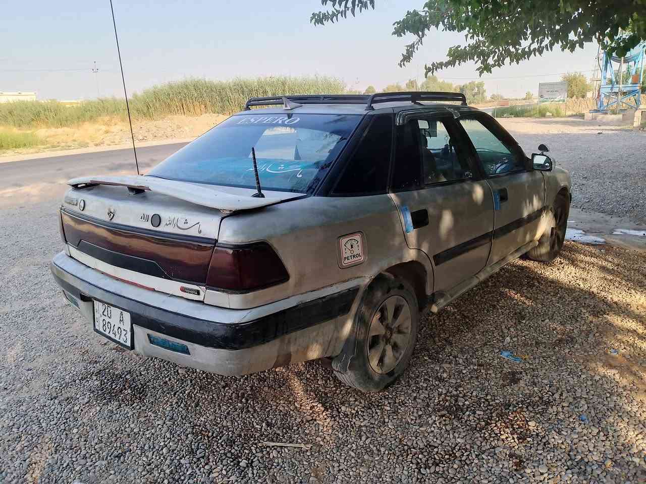 سلام عليكم 
دايو اسبيرو للبيع او مراوس 
موديل 1994 رقم ديالى انگليزي بسمي 
سنويه جديده لغاية 2031 هزه جديد 
ستيكر بانزين بي بشرط تحويل 
محرك مفتوح كهربائي كله شغال 
مكان ديالى خانقين ***********
