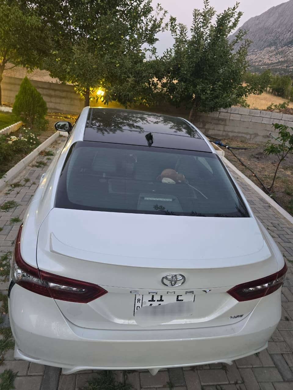السلام عليكم إخوتي الأعزاء
للبيع تويوتا كامري موديل ٢٣ رقم بغداد بأسمي فئة XSE فول مواصفات ماشية ١٩  جديدة بمعنى الكلمة مكفولة كفالة عامة من كلشي بارد شخط طخة صبغ تكحيل بعدها بوضع الشركة تقرير مياه أمطار داخلة شغالة مابيها اي شي بعدها بوضع الشركة السونار وصور أمريكا  مرفقة بالمنشور مكانها بعقوبة للإستفسار ***********
