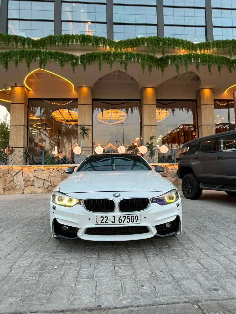 بي ام دبليو 430i بسعر 188 
***********
bmw 430i m package 2018
 grancoupe 
ماشيه 95ميل
رقم اربيل تحويل ثاني يوم
المواصفات فتحة سقف داتاشو
جنطة كهرباء عند الاقتراب
داخل جلد قرميدي (عسلي) 
 دركة m
ماوس لمس
شاشة نتفكيشن كاربلي
حساسات امامي خلفي
لايتات ادابتف متحرك
اوتو ستوب
تدفئة مقاعد
بصمة تشغيل
شفتات ستيرن
مقاعد خزن ثلاث وضعيات
لد داخل السيارة بلادي متغير
دعامية m sport امامي خلفي
اكزوز بي بوب كورن خفيف بلادي
اربع وضعيات قيادة
سيارة فول مواصفات ١/١الاضافات
ثلاث قطع m بيانو بلاك لحية اصلية
شفتات ستيرن m اصليات كبار
دوسات جانبية
زعانف اصلية بيانو بلاك m
شباك امامي بيانو بلاك 
بيانو بلاك m سبويلر
ويل m4 قياس ١٨
سيارة حادثها بنيد وجاملغات امامية ثنين راجع بارد وصبغ فقط بدون تبديل وبدون دواخل فقط ايرباكات ستيرن وبردة طاكات ومرجع سستم مكان السيارة بغداد شهداء العبيدي بغداد, العراق
