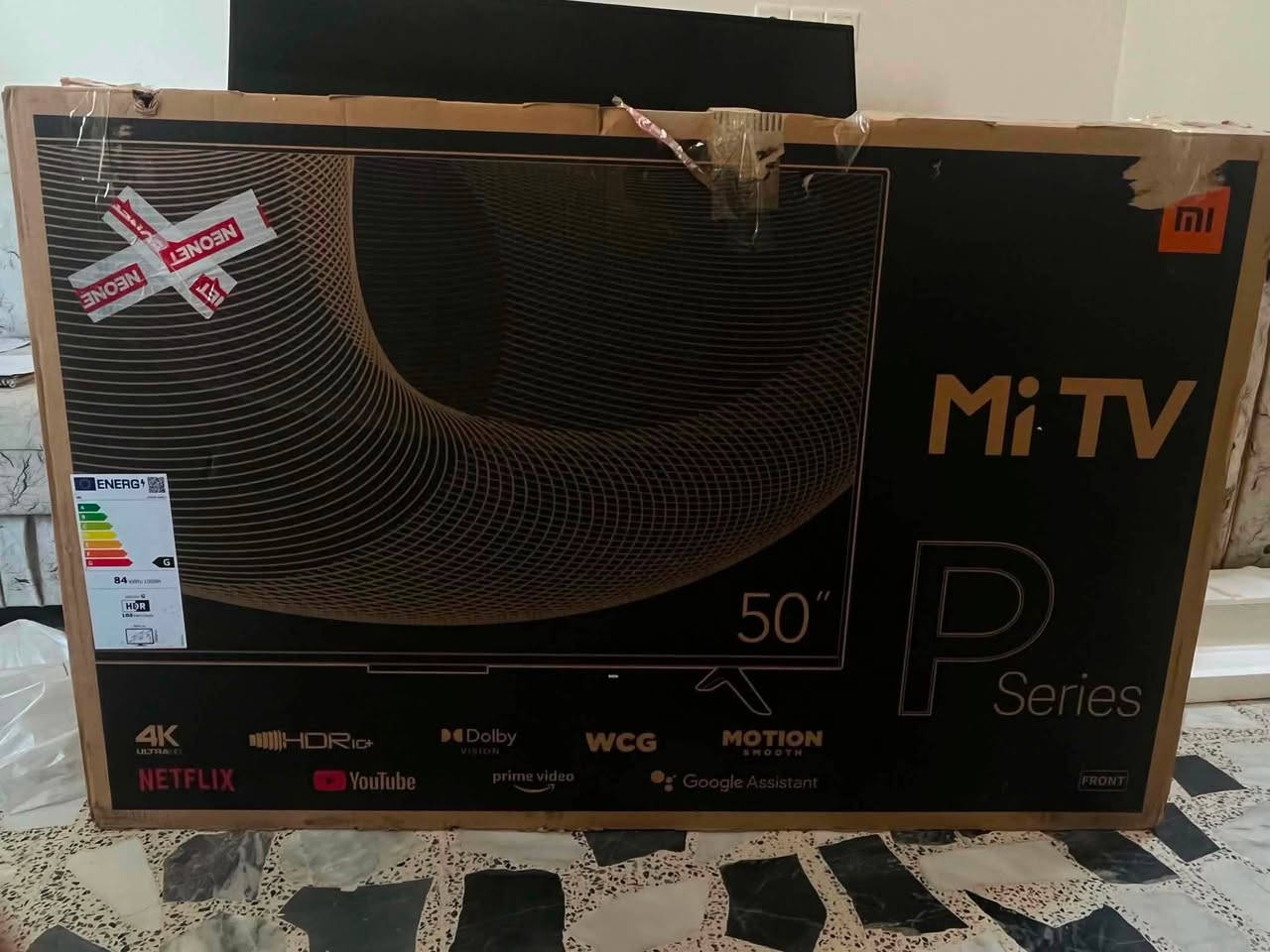 للبيع شاشة Xiaomi Mi TV

حجم 50 بوصة 4K  

جديدة بالكارتون غير مستخدم وارد أوربي 

المواصفات: 

4K Ultra HD  

HDR10+ + Dolby Vision + WCG  

Google TV: يوتيوب، نتفلكس، شاهد، كل التطبيقات  

Motion Smooth للمباريات والألعاب  

Wi-Fi + Bluetooth + HDMI + USB  

Dolby Audio صوت

💰 السعر: مميز ومناسب 340 الف فقط 

📍 المكان: حي الشرطه خلف المجموعه الثقافيه

للتواصل : خاص او اتصل ع الرقم ***********
