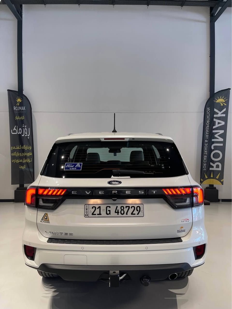 Ford Everest 2025 Limited 
سفری شەریکەی القاسد - کلین تایتڵە 
فول فول مواصفات - ١٤ هەزار کیلۆمەتر ڕۆشتووە
مەکینە ٤ پستۆنی ٢.٣ لتر تۆربۆیە - دوو سێرفزی تیا ماوە
ڕەقەم سلێمانیە - تەحویل غرامە بەشەرت - 
شوێن سلێمانی کۆمپانیای ڕۆژماک - 

***********
***********
 
فۆرد افریست مودیل ٢٠٢٥ مواصفات لمتد 
سفر شرکە القاسد - کلین تایتل ( مکفولە کفالە عامە) 
ماشیە ١٤ الف کلم - مکینە ٢.٤ لتر ٤ سلندر توربو -
سیرفزین مجانی بل شرکە موجود - رقم سلیمانیە 
تحویل غرامە بشرط - فول فول مواصفات اخر فئە
مکان سلیمانیە شرکە روجماک
 
***********
*********** السليمانية, العراق
