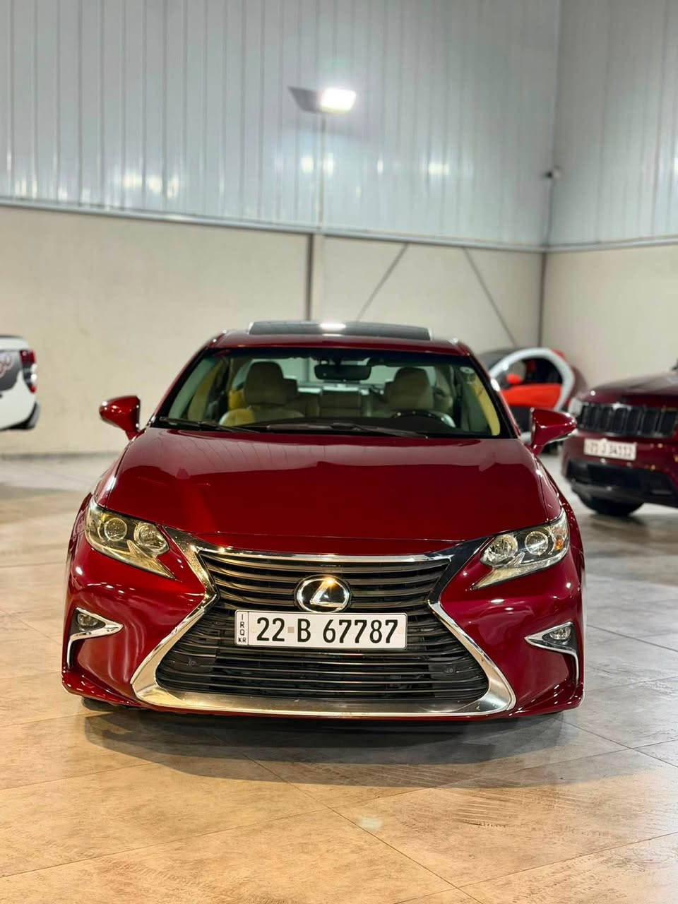 ﷽
                                                 LEXUS ES350 2016
◽️ليگزز ES 350 موديل 2016 فول مواصفات
🔹لون مميز ( ماروني ) 
        ~~~~~~~~~~~~~~~~~~~~~~~~~~~~~~~~~
مكان🌇: سليماني               
سعر💵: 158$🔐
 ☎️موبايل / ***********
                   *********** واتساب
        ~~~~~~~~~~~~~~~~~~~~~~~~~~~~~~~~~
◽️محرك V6 3.5L سته سلندر
🔹گير و محرك بشرط مامفتوح ✅
بدون صوت بدون صرف و خلل بشرط فحص
🔹ماشيه 80 الف حقيقي📦✅

▫️بيها {{ بنيد و نص قبغ جنتة صبوغ }} بدون داخل❌
🔹سيارة جديد حيل حيلوة نضيفة📦

◽️مواصفات
{{ بصمة - فتحة - داخل بيجي و قهواي  - رادار أمامي و جانبي   - كشنات جلد - كشن تتفيىة و تبريد - كشن و ستيرن كهربا - كشن خزن  - شاشة - ماوص - تبريد مركزي - نيزامي أيكو - نيزامي سبورت - لايت ليدو زينون - مراي شفت - ڤوليوم - بلاجكتور - بعد هواي مواصفات }}

◽️اربع تاير و ويل بيلادي جديد بدون مصروف
🔹نظافه ١٠٠٪؜ كامل سيرفس بدون نقص و بدون مصرف
🔹بسميً السنويه بشرط تحويل و خرامه
🔹سنوي و رقم و هزة كلها جديد
سياره مابيها دينار مصرف كامل من كل نواحي

نفسي يوم /تحويل و كاله حاظر
مكان / داخل سليمانيه🌆
        ~~~~~~~~~~~~~~~~~~~~~~~~~~~~~~~~~ السليمانية, العراق
