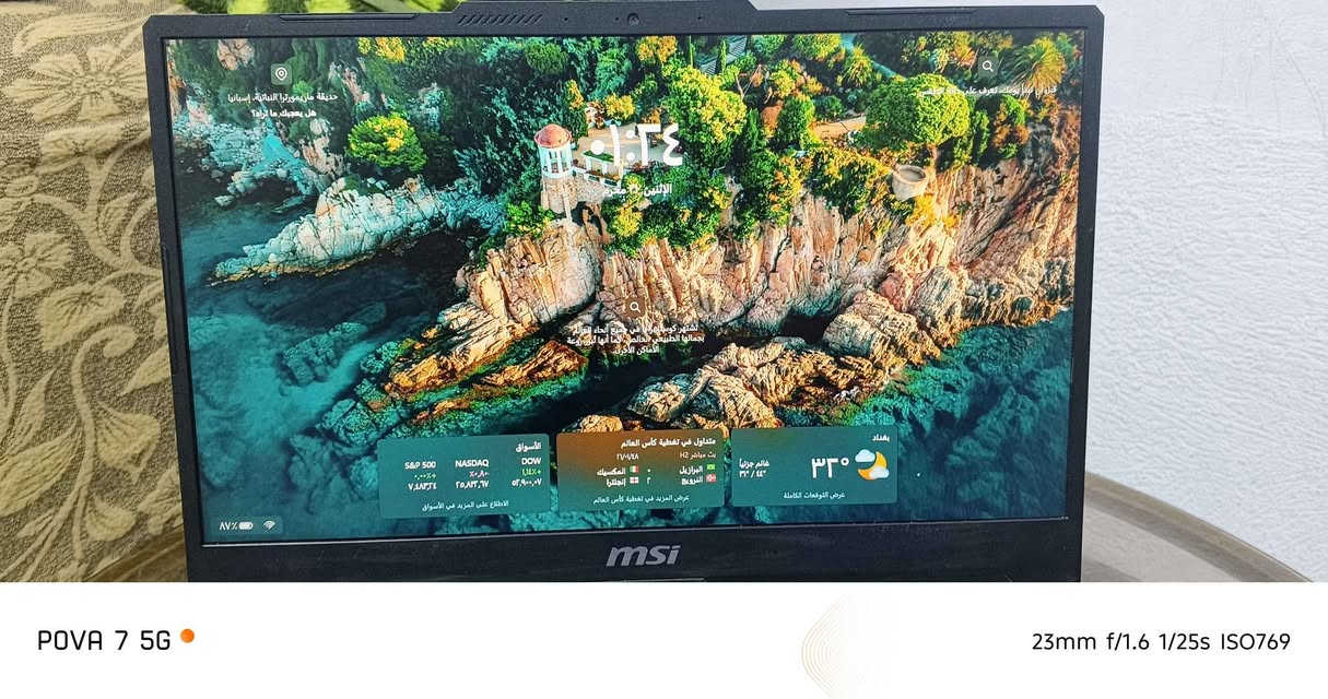 السلام عليكم للبيع او المراوس  MSI RTX 3050 8 
المعالج 5i جيل 13 
ذاكرته 512 او 1 تيره ماعرف بل ضبط
السعر مليون و100 وبيه مجال بسيط جدا
مكاني بغداد الدوره والحاسبه نضيفة جدا شخط مابيها معه كارتونتا وشاحنته وماوس 
*********** بغداد, العراق
