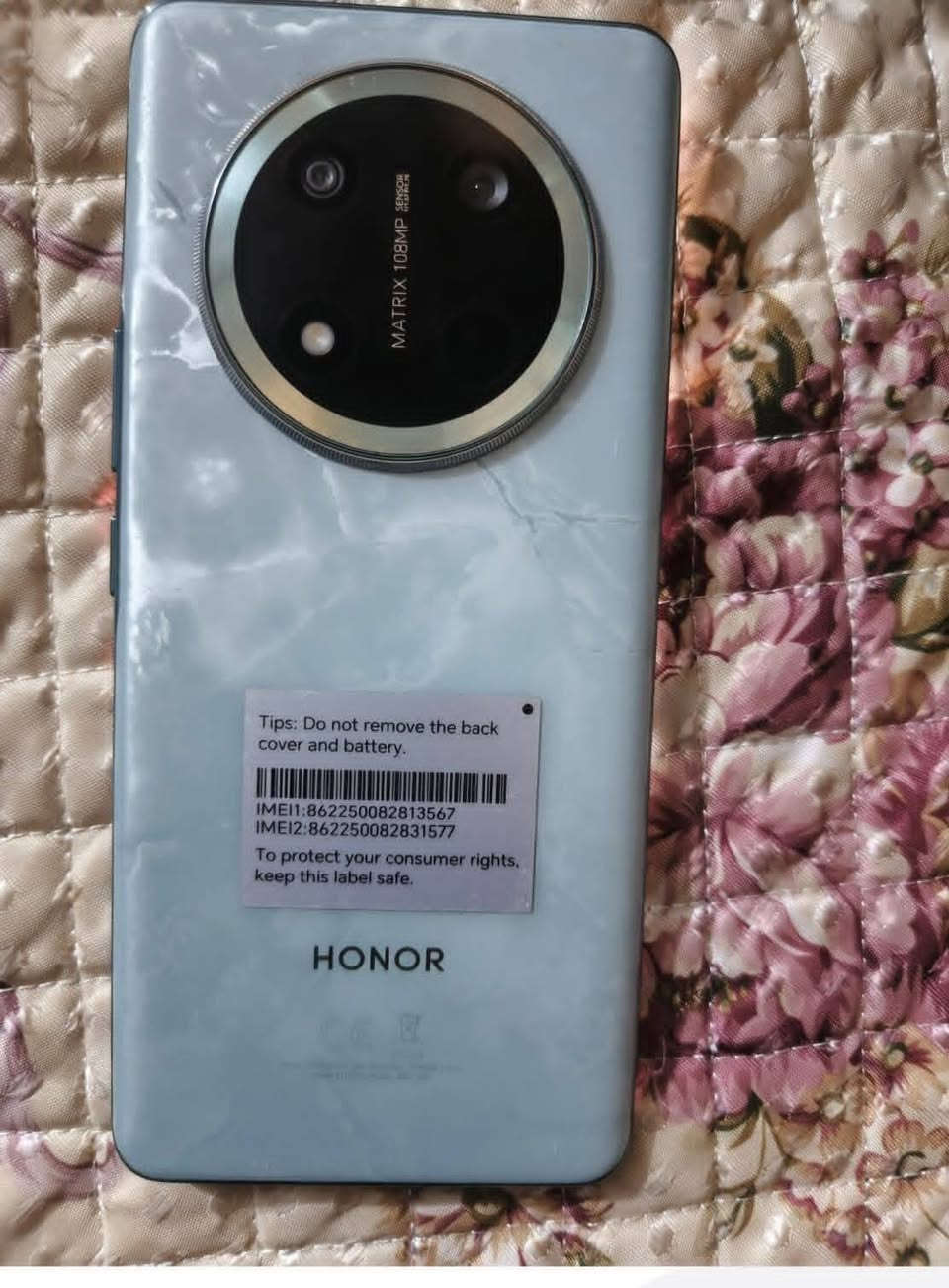 Honor X9C
هونر X9C 
زاكرة 256G
رام 12+12
بطارية 🔋 6600
شحن سريع ⚡ 66w

 

متواجد خاص واتساب ***********
