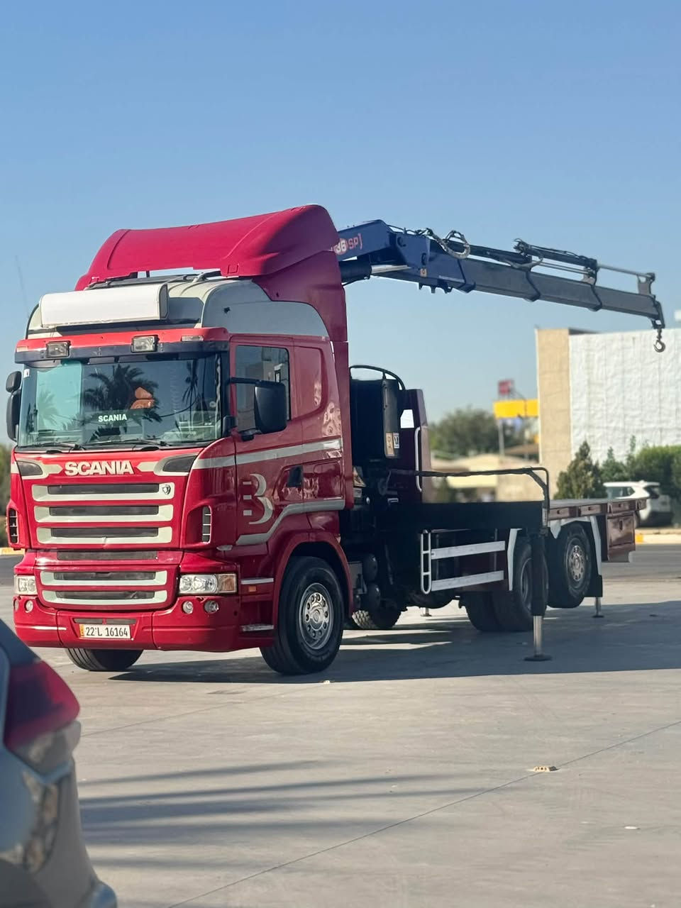 للبيع سكانيا كرين ٢٠٠٥فول ماصفات 
كرين ١٦طن بدون ريمونت جاهز للشغل 
سياره سنوي جديد لل ٢٠٣١ 
سعر٤٠٠$(***********)عنوان اربيل

