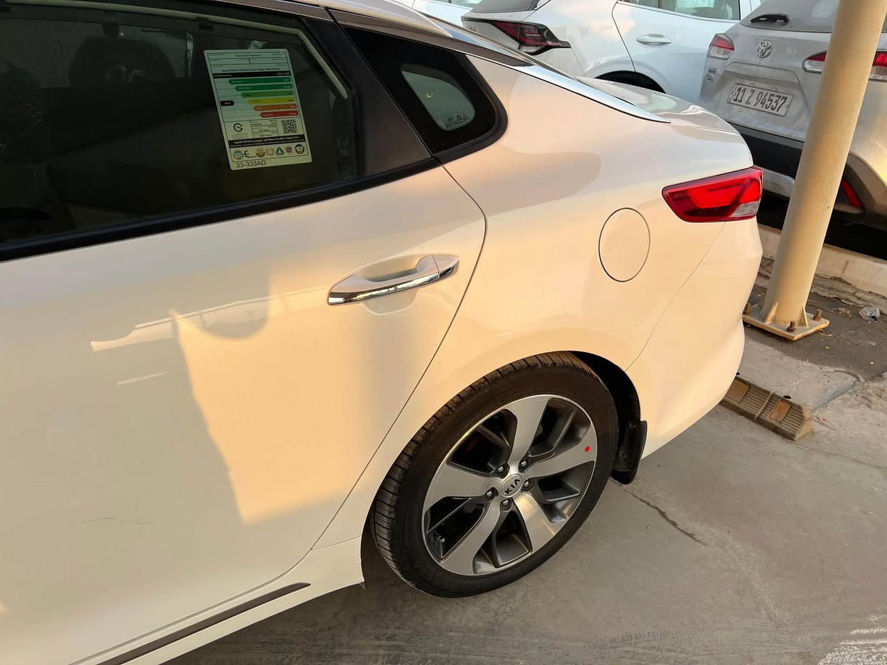 للبيع Kia Optima 2016
16 شكل 18 خليجي (كفاله عامه)
رقم بغداد بأسمي 
هزه ورقم  جديد
السياره ماشية 82 الف كيلو حقيقي جديده وكاله📍
***
بردات خلفيه ، بصمه ابواب ، بصمات تشغيل عدد2 ، 
5 ويل كب ،حساسات امامية خلفيه ، بگ لايت لد 
تبريد قطعتين ، داخل صاج وباقي المواصفات المعروفه مثل مثبت السرعه وتحكمات الستيرن …
للاستفسار 
*********** موجود واتساب
