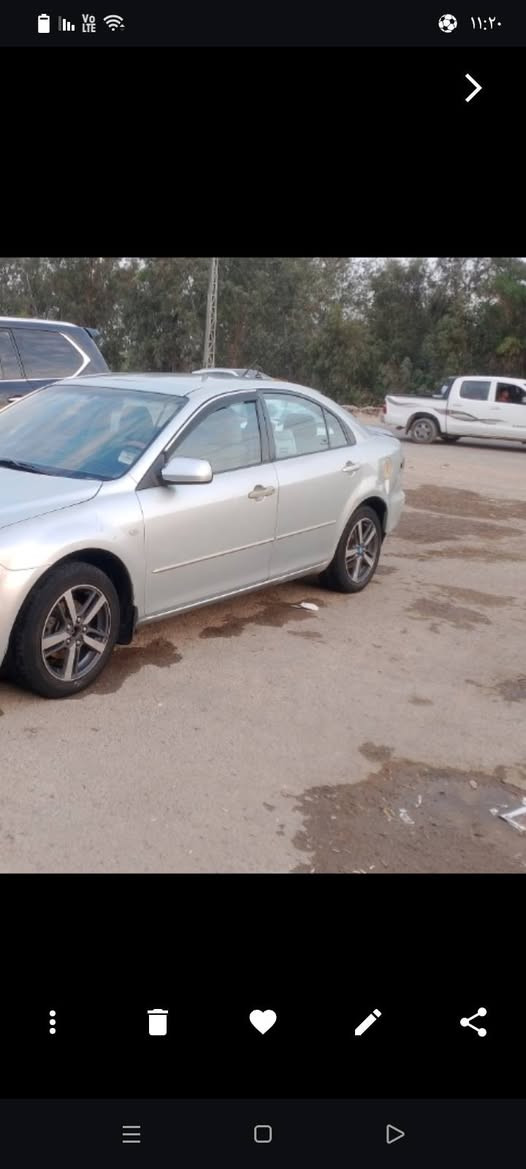 مازدا ياباني وارد خليجي اوتماتيك 
زوم 6 موديل 2003 محرك 2000 
سيارة بلادية بدون صبغ 
محرك كير خير من الله
مشط ستيرن جديد 
كهربائيات كلهة شغالة
مكانهة بغداد 
تبريد شغال 
السعر (50)
هاتف ***********
