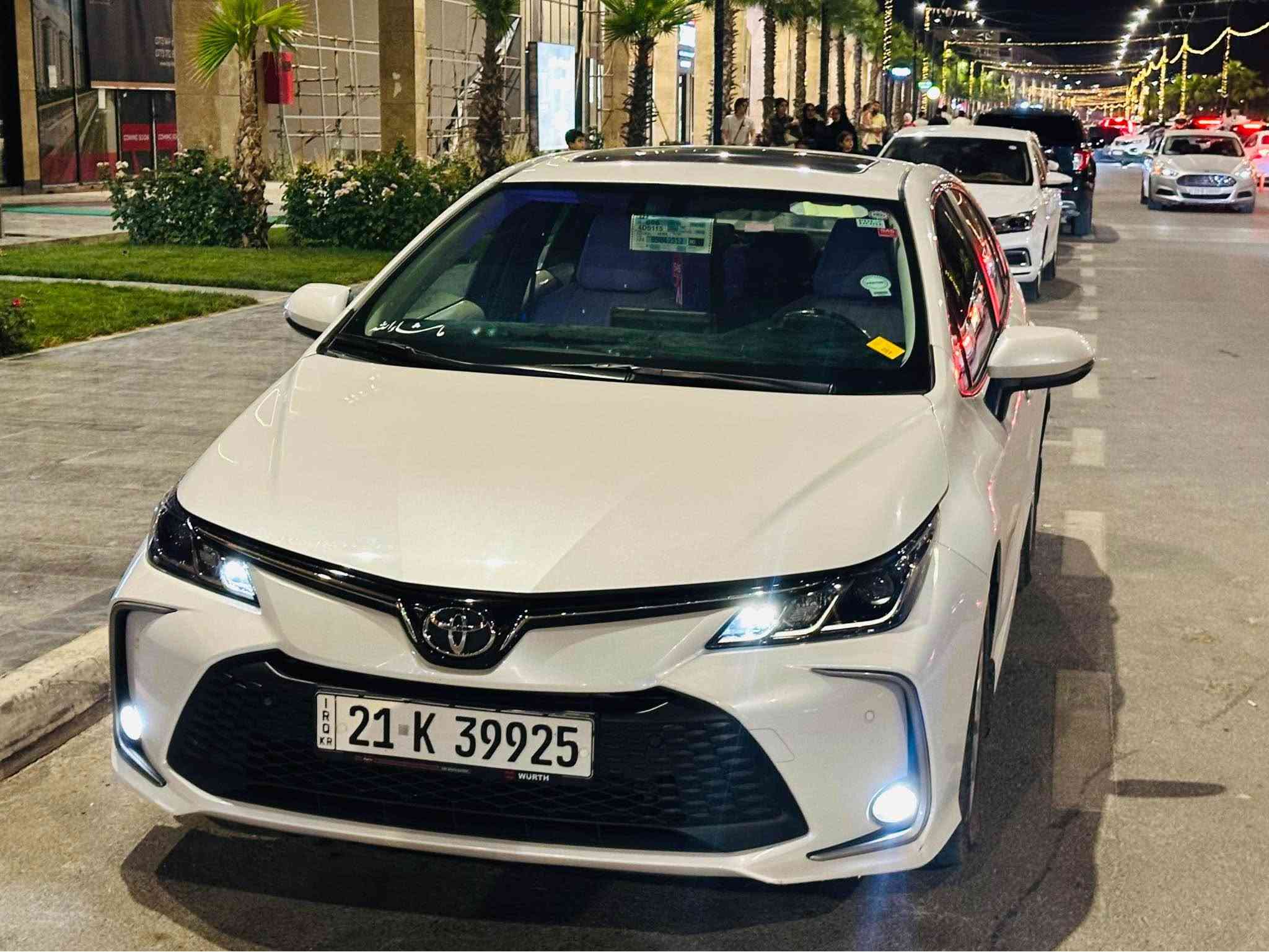 Toyota crolla 2023 
خلیجی یابانی بەنزینە
فول مواسەفات سلایت
شەریکەی ساز gli 
بێ سبوخ بێ لێدران 
مەکینە ١.٨ مەرغووبی بازار
٦٦کم رۆشتووە 
گێرو مەکینە بەشەرت 
سەیارەکە هی مەعرەز نیەو هی مالی خۆمە 
نرخ : ١٧٠$ 
*********** السليمانية, العراق

