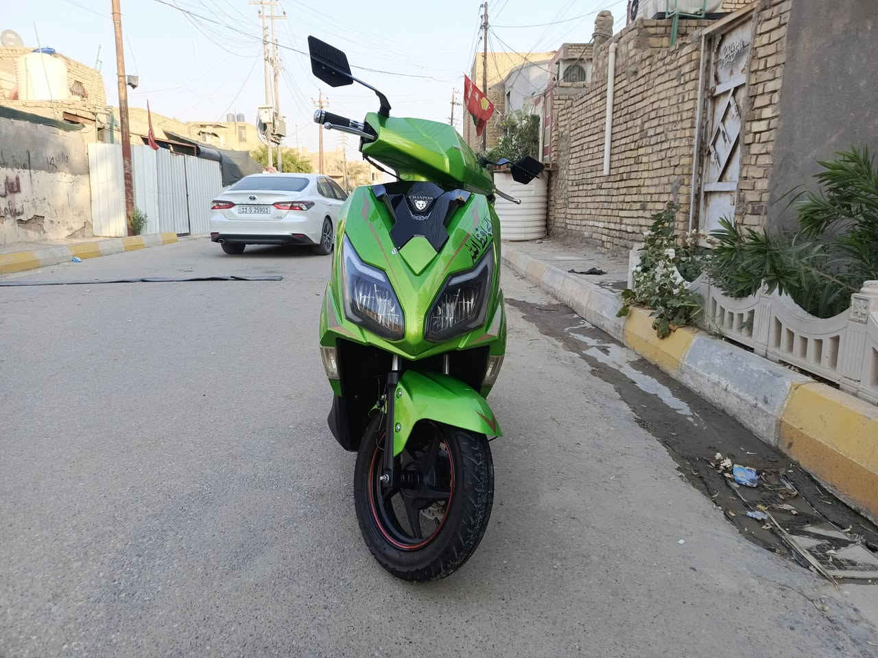 السلام عليكم ورحمة الله وبركاتة
دراجة شننك موتر موديل 2023طالعه ب2025 محرك 125cc ماشيه ٣٠٠٠كوري شرط الفحص وين متريد برغي مامفتوح بيهه شلعه ومعدل ونعومة خير من الله مرقمة ذي قار أنگليزي لوحات ثنين وسنوية لل2030 تحويل مباشر تايرات جدد 
كهربائيات كلهة شغالة لايت Led وبگ لايت اشاير بصمة تشغيل عن بعد كيجات الكتروني سرعة وبانزين وشاشة اعطال ودهن شرط مابيهة اي نقص ترايك وين متريد لاظربة ولادحجة مكفولة عدت الشركة موجودة + سويج وبصمات 2
مكاني ناصرية الاسكان الصناعي 
للاتصال«***********»
السعر مليون و٣٠٠الف
