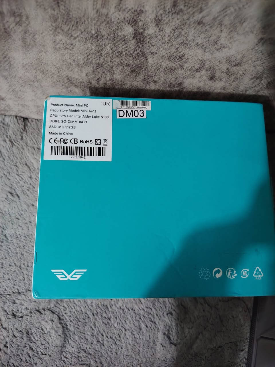 GEEKOM Mini Air١٢ • عاطل • بدون رام