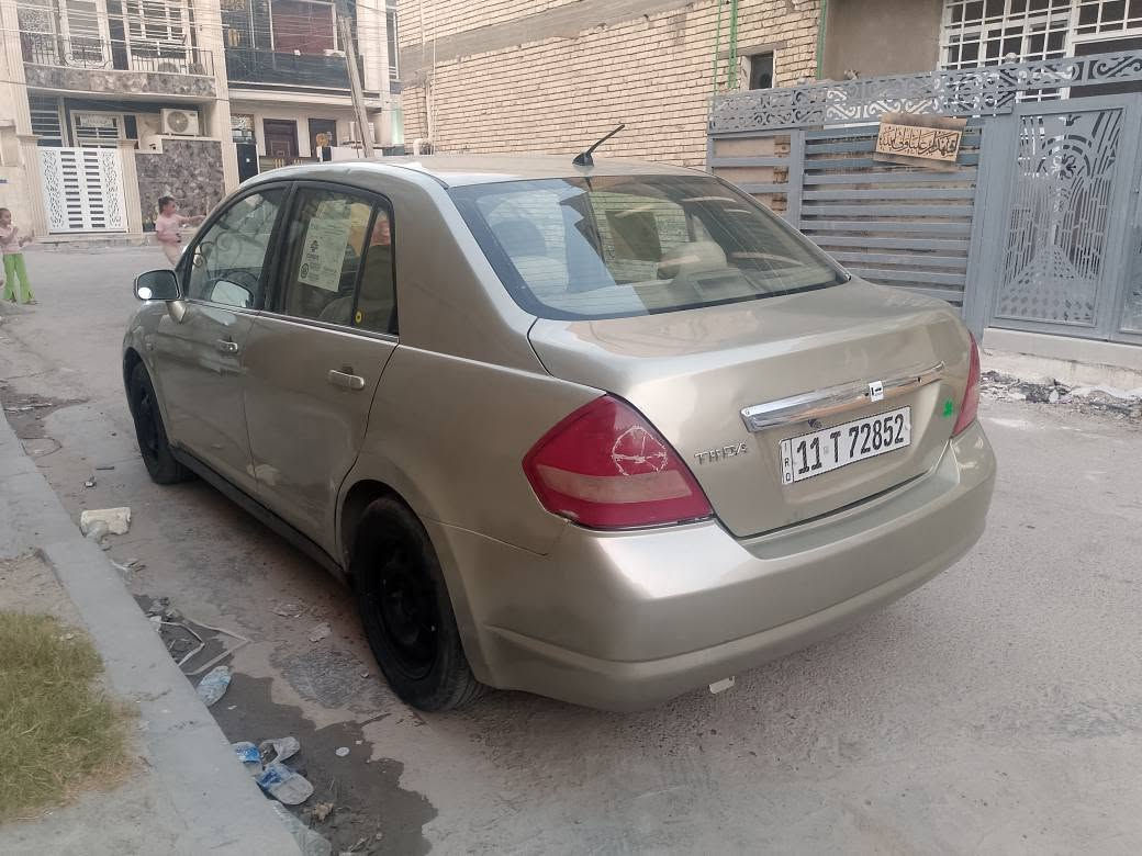 سلام عليكم نيسان تيدا موديل 2006محرك 1600كير أوتو تبريد رقم بغداد بااسمي مصبوغه حزام سعر63وبيه مجال مكان شهداء البياع *********** بغداد, العراق
