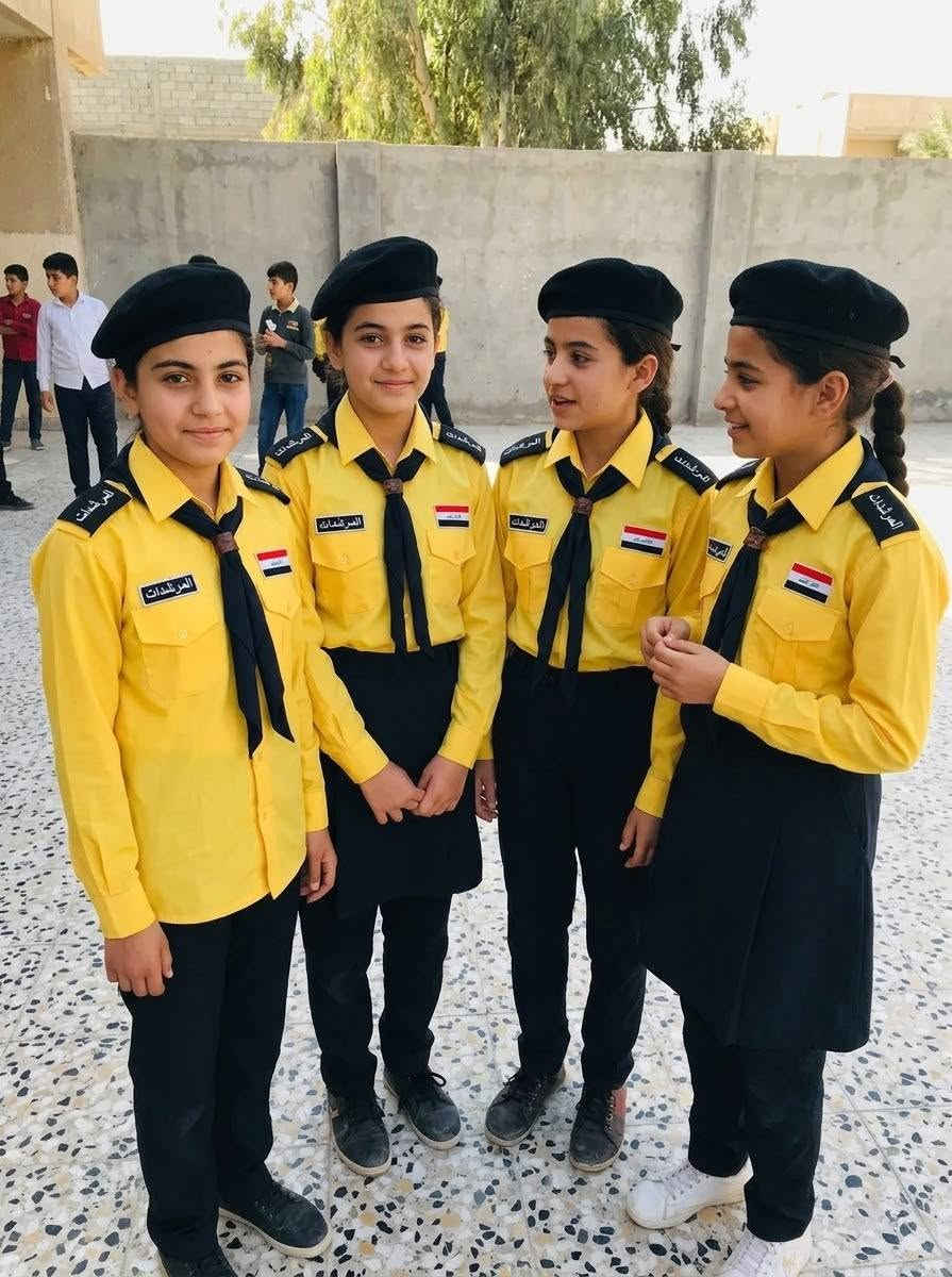 ‏زي كشافة مدرسي بناتي ( متوسطة _ اعدادية)  يحتوي على ( قميص+ تنوره +شفقه + بيريه + كفيية + علامات المرشدات والكشافة توضع على الأكتاف)
يتوفر بقياس (10 _ 12 _ 14_ 15 _16 18 )

مكلف بالنشر الاتصال أو المراسلة واتساب على الرقم 
***********
‏زي كشافة مدرسي بناتي ( متوسطة _ اعدادية)  يحتوي على ( قميص+ تنوره +شفقه + بيريه + كفيية + علامات المرشدات والكشافة توضع على الأكتاف)
