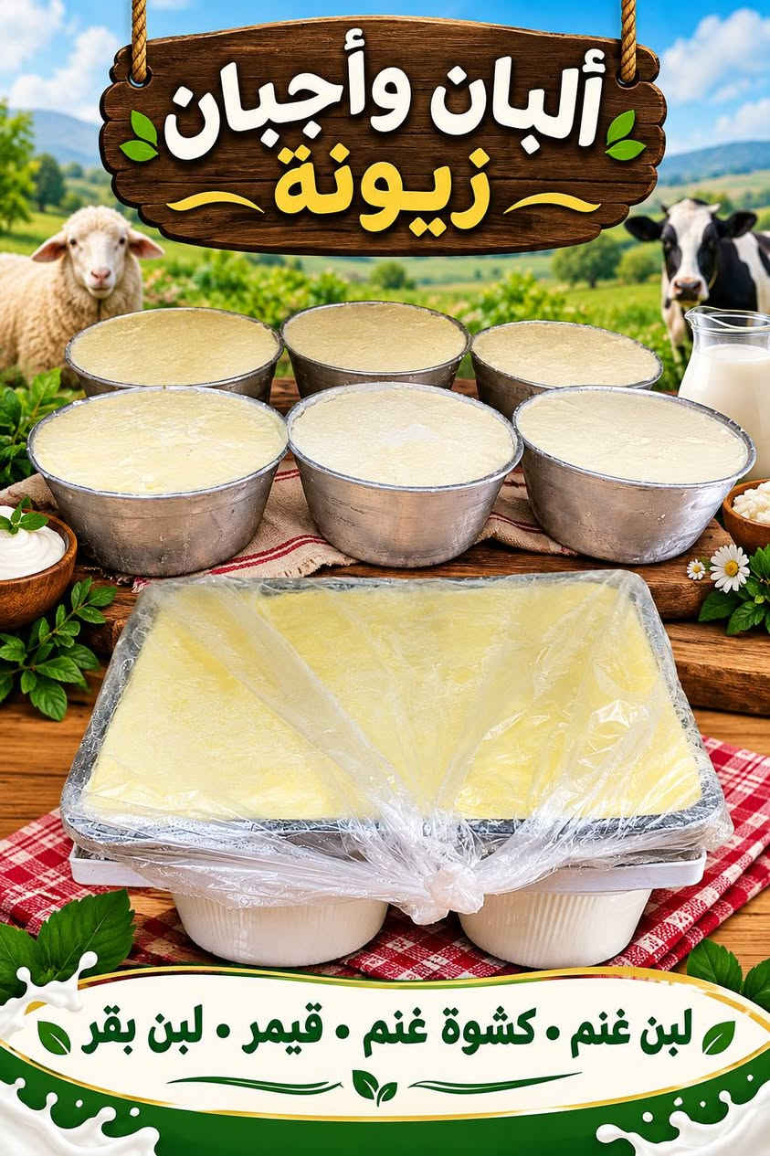 قيمر • جبن عرب • لبنه حبه سوداء