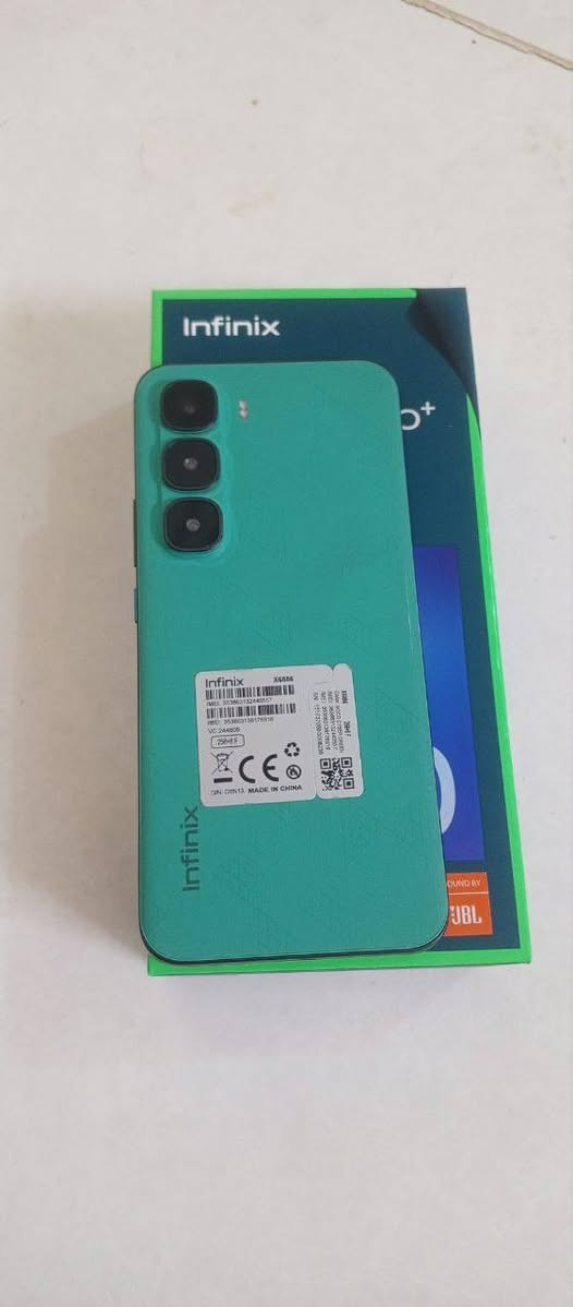 Infinix HOT 60 Pro+
نضافه 100/90
للبيع  سعر 275
ذاكره 256
الستفسار ؏ رقم ***********
او علق وجيك خاص

نص مكتوب في الصور:
- إضاءة الهالة التفاعلية عنصر واجهة المستخدم لتأثير الضوء وميض متزامن في بعض السيناريوهات. مدة تأثير الإضاءة 22:00-07:00 تشغيل الفلاش عند تلقي المكالمات الفلاش عند ورود مكالمة واردة مع إيقاف تشغيل الشاشة. الإشعارات تأثير ضوئي لإشعارات التطبيقات والمكالمات الفائתה القلب إلى فلاش
- التحقق من التحديثات هاتفي اسم الجهاز Infinix HOT 60 Pro+ التخزين ٢٥٦ غ.ب / ٩٦,٨٣ غ.ب الطراز Infinix X6886 وحدة المعالجة المركزية Helio G200 RAM ٨,٠٠ غ.ب+٥,٠٠ غ.ب الكاميرا الخلفية 50M SONY's IMX882 الكاميرا الأمامية 13M البطارية 5160mAh الشاشة ٦,٧٨" Super-Resolution EyeComfort Display إصدار Android 16 رقم الإصدار 16.3.0.145SP08(OP004PF001AZ) إصدار الجهاز V1.2