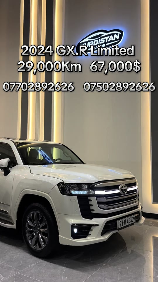 #iran #iraq #erbil #kurdistan #toyota  2024  GX.R Limited  29,000Km   67,000$    ***********    ***********
