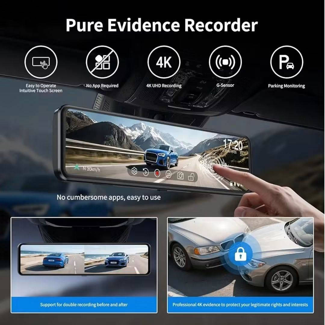 jomise g814
داش كام 
تصور امامي 4K 
خلفي 2.7K
مع رام  32GB
و Gps 
جميع التفاصيل موضحة بالصور 
مكاني بغداد  ***********
سعرها 75 الف

نص مكتوب في الصور:
- 3X ZOOM + 11-Inch Ultra-Wide View Exclusive 3X rearview zoom and 11" screen. Capture more detail and a wider, safer view for driving and parking. Ours 170° Others 140°
- Front 4K Rear 2.5K Front and Rear Record Unparalleled Definition, 4K Front and 2.5K Rear - Capture Every Detail
- Pure Evidence Recorder Easy to Operate Intuitive Touch Screen No App Required 4K UHD Recording G-Sensor Parking Monitoring No cumbersome apps, easy to use Support for double recording before and after Professional 4K evidence to protect your legitimate rights and interests
- Real-Time GPS Tracking
- Replay Every Journey with Precision
- 24/7 Parking Surveillance Peace of Mind Even When Parked 24 Hours
- Updated Type-C
- Wins Stable Performance
- Stable power, smooth use, and reliable support
- 6X Insert Cycles
- Type-C 24 pins 10000+
- Mini-USB 5 pins 1500
- Quick & Easy Installation Stable in All Weather
- Strap-on design, simple to install and secure. Durable under all weather conditions.
- No worries about after-sales service.
- Any concerns can be resolved within 24 hours in the United States.
- JOMISE
- JOMISE G814 Mirror Dash Cam 4K Front and 2.5K Rear - 3X Zoom Rear View Mirror Camera, 11" UHD Display, Super Night Vision, GPS, 64GB Card Included - Reliable Dash Cam Mi
- $622.40
- (No ratings yet) | Write a review
- $104 monthly* or $155.60 bi-weekly Learn how
- Price when purchased online
- Add to cart
- Why Choose G814 Built for True 4K Evidence Protection Ours Certification 4K + 2.5K lens 3X REAR ZOOM Ultra-wide View 3X REAR ZOOM LAB-TESTED NIGHT VISION 3X REAR ZOOM TAMPER-PROOF EVIDENCE LOCK 3X REAR ZOOM SMOOTH & RESPONSIVE TOUCH Others No certification The 4K image is not clear Ordinary lens Narrow field of view No certification The image is blurry and has noise in low light conditions. No certification No automatic locking and video recording function No certification Jittery, sluggish operation.