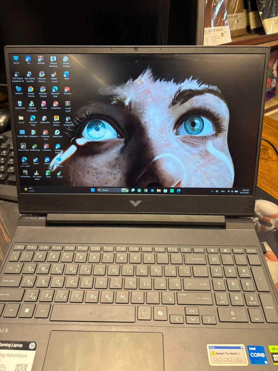 السلام عليكم
للبيع HP Victus Gaming – RTX 4050
💻 المواصفات:
• i5-13420H – جيل 13
• RTX 4050
• RAM 16GB
• SSD NVMe 512GB

الحالة: ممتازة جداً، والجهاز جاهز للفحص والتجربة و استعمال قليل و الجهاز نظيف كلش .

السعر: 1,100,000 د.ع و بي مجال .
📞 *********** فقط واتساب .

