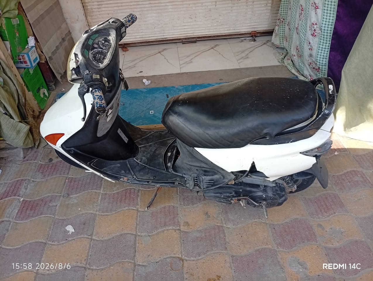 سلام عليكم دراجه فراشه نظيفه المكينه صوته ناعم   الدراجه كلش حلوه  سعر 225 وبيها مجال حك جيه العنوان بابل قضاء القاسم رقم الحاتف *********** وبيه واتساب
