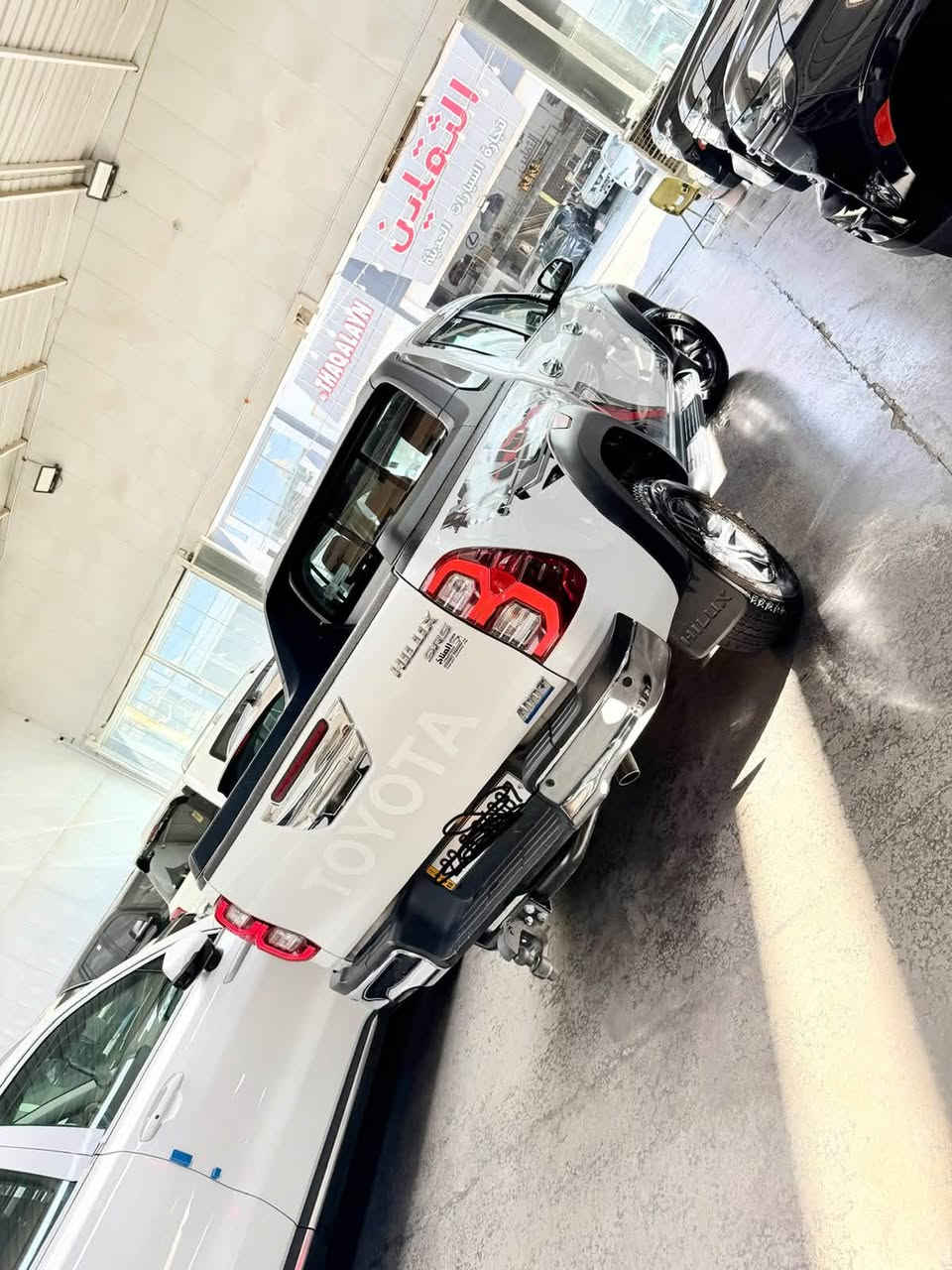 سلام عليكم بيكم هايلوكس TRD ساز 2024 ماشية ٦١ الف كم سيارة جديدة جداً رقم اربيل تحويل مباشر مكفولة من الصبغ بيهة رصعتين صغار مسحوبات pdr بلجهاز صور السونار مع المنشور جاهزة بدون اي نقص 

السعر.  ٣٥٨ وبيه مجال بسيط
موقع السيارة بغداد معارض البياع
***********
