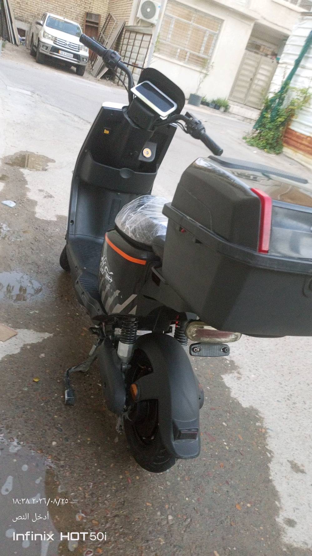 سلام عليكم  دراجة  شحن  ريان البيع دراجة  مكفولة من كلشي ونضيفا وشغالة مابيها اي عطل سعر  500 وستعجل علا بيعتها حتاجيت فلوس  التواصل  علا هاذ الرقم ***********