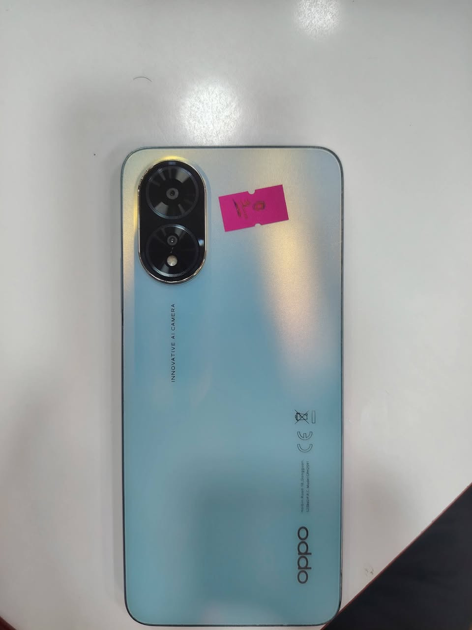 Oppo A18 جهاز مستعمل اخو الجديد
الجهاز مكفول ما مفتوح 
ذاكرة 128
عشوائية 4
السعر 135
للتواصل 
***********
