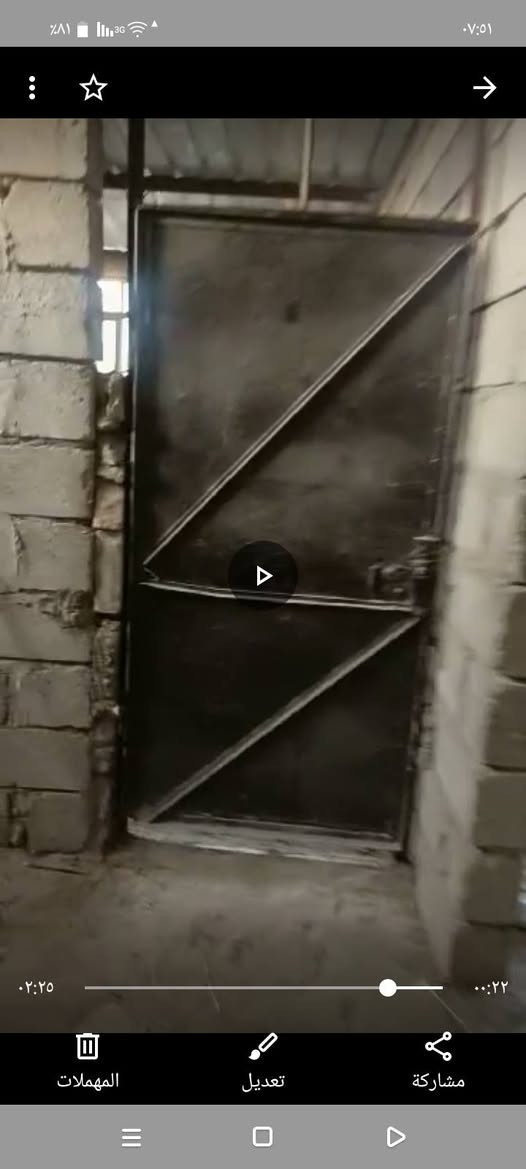 بيت ايجار • رجم حديد بوابه ضباط • ١٠٠م